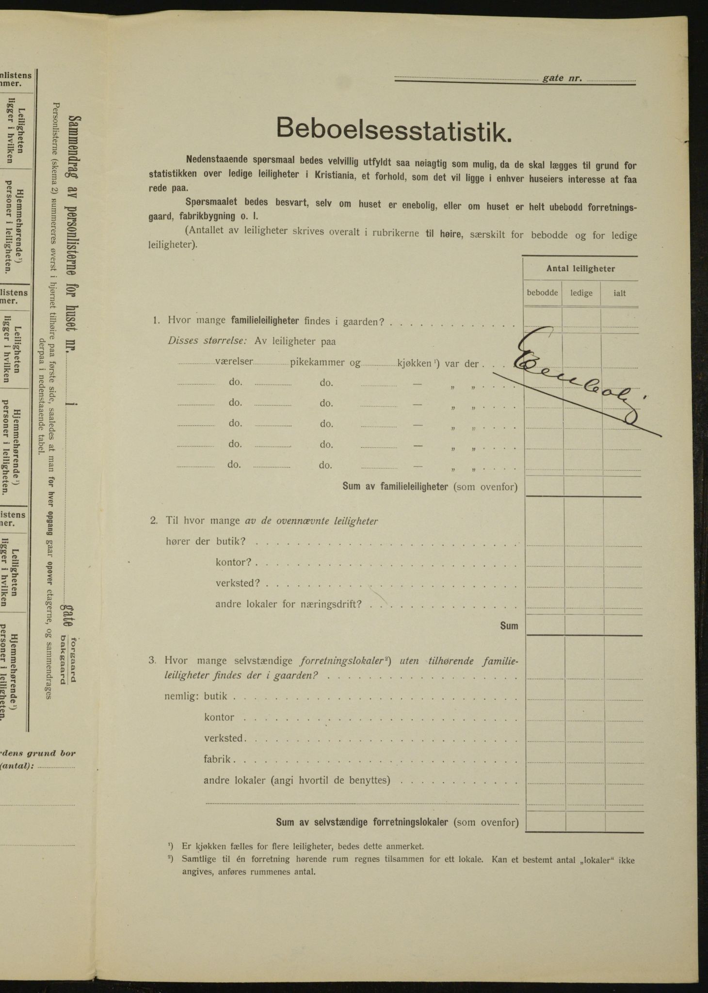 OBA, Municipal Census 1912 for Kristiania, 1912, p. 26620