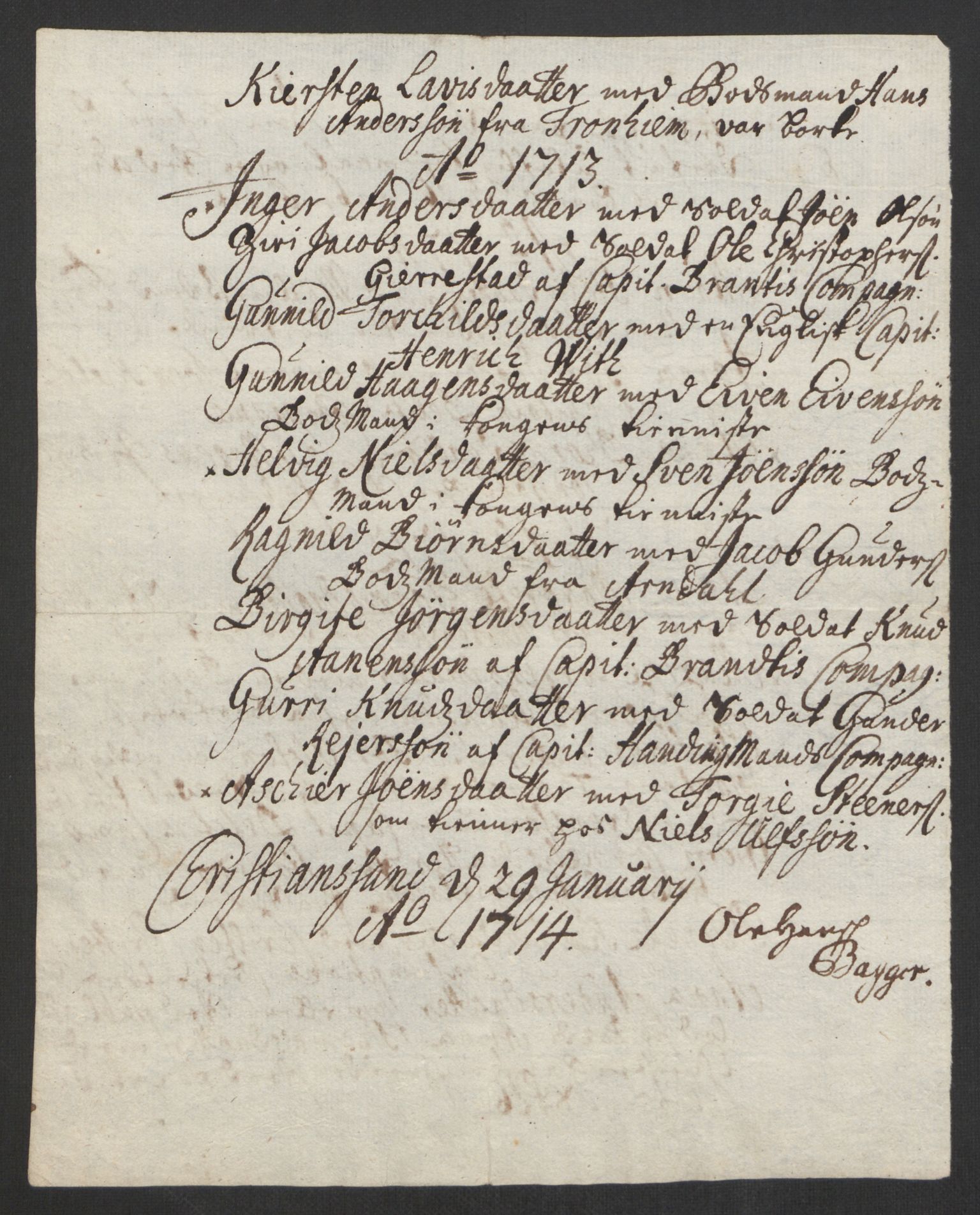 Rentekammeret inntil 1814, Reviderte regnskaper, Byregnskaper, RA/EA-4066/R/Rm/L0285: [M18] Sikt og sakefall, 1681-1718, p. 516