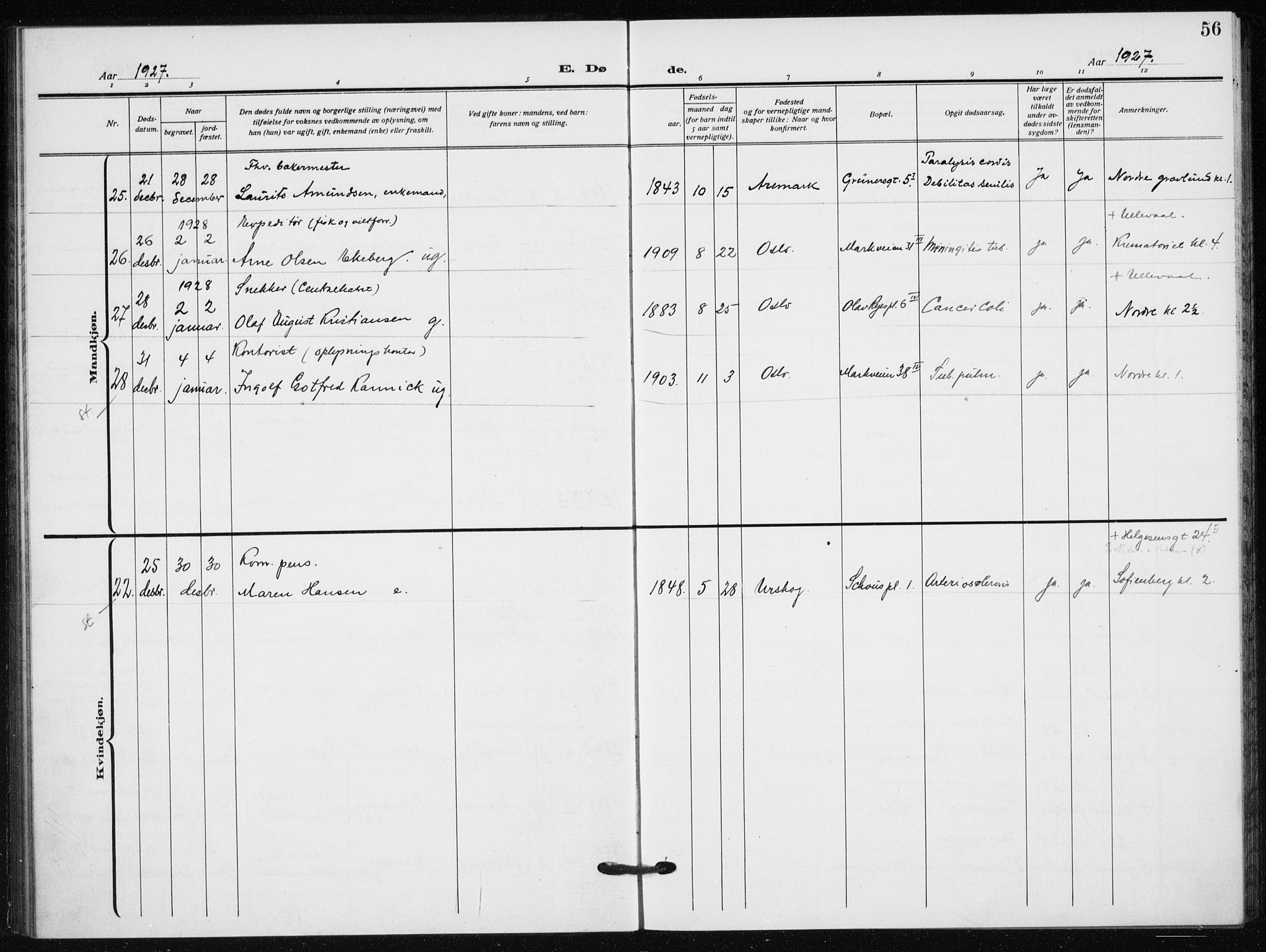 Hauge prestekontor Kirkebøker, AV/SAO-A-10849/F/Fa/L0005: Parish register (official) no. 5, 1917-1938, p. 56