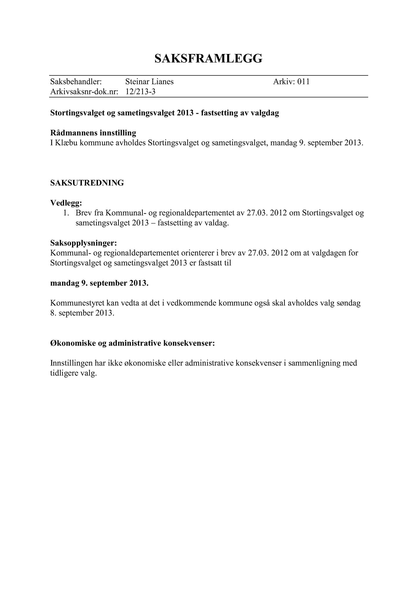 Klæbu Kommune, TRKO/KK/02-FS/L005: Formannsskapet - Møtedokumenter, 2012, p. 1494