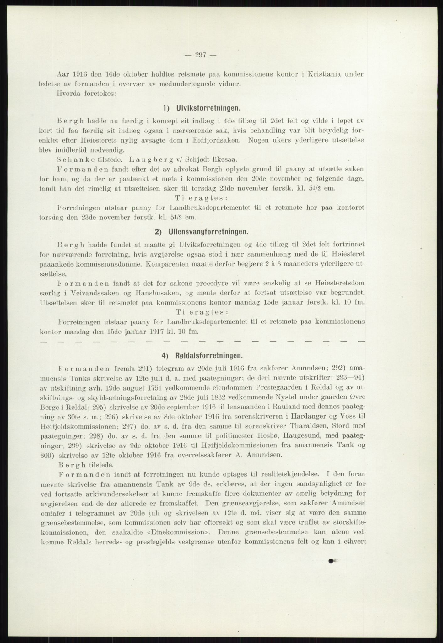 Høyfjellskommisjonen, AV/RA-S-1546/X/Xa/L0001: Nr. 1-33, 1909-1953, p. 307