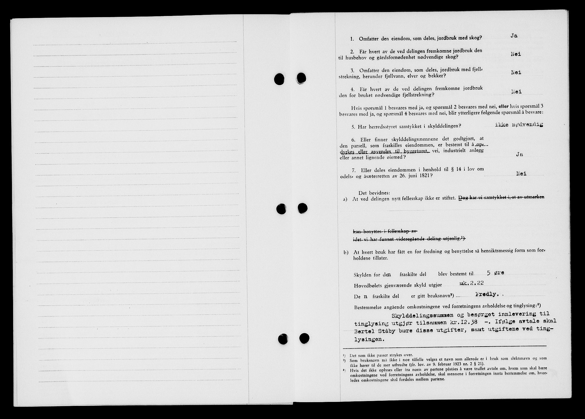 Flekkefjord sorenskriveri, SAK/1221-0001/G/Gb/Gba/L0057: Mortgage book no. A-5, 1941-1942, Diary no: : 690/1942