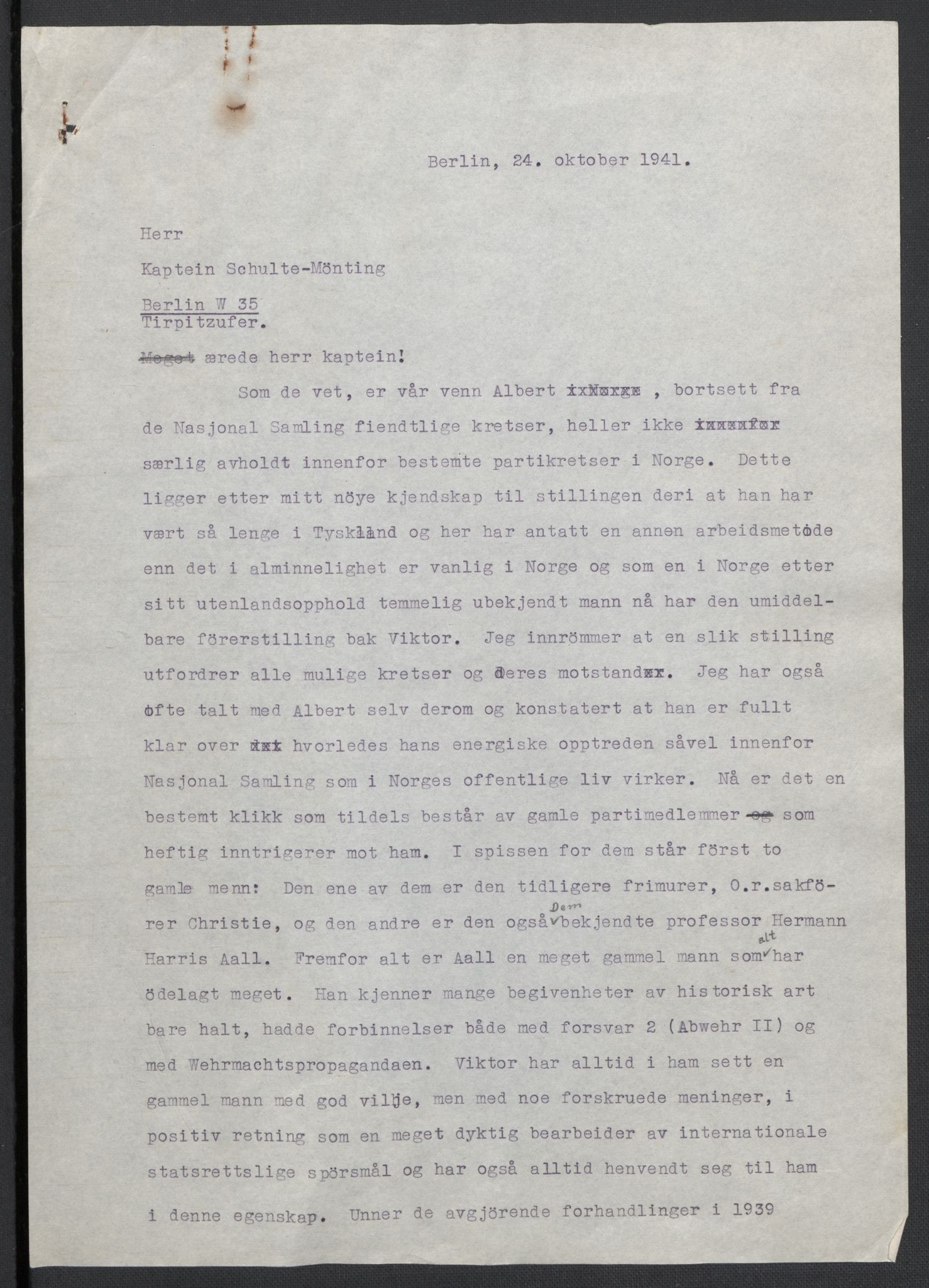 Landssvikarkivet, Oslo politikammer, AV/RA-S-3138-01/D/Da/L0003: Dnr. 29, 1945, p. 1146