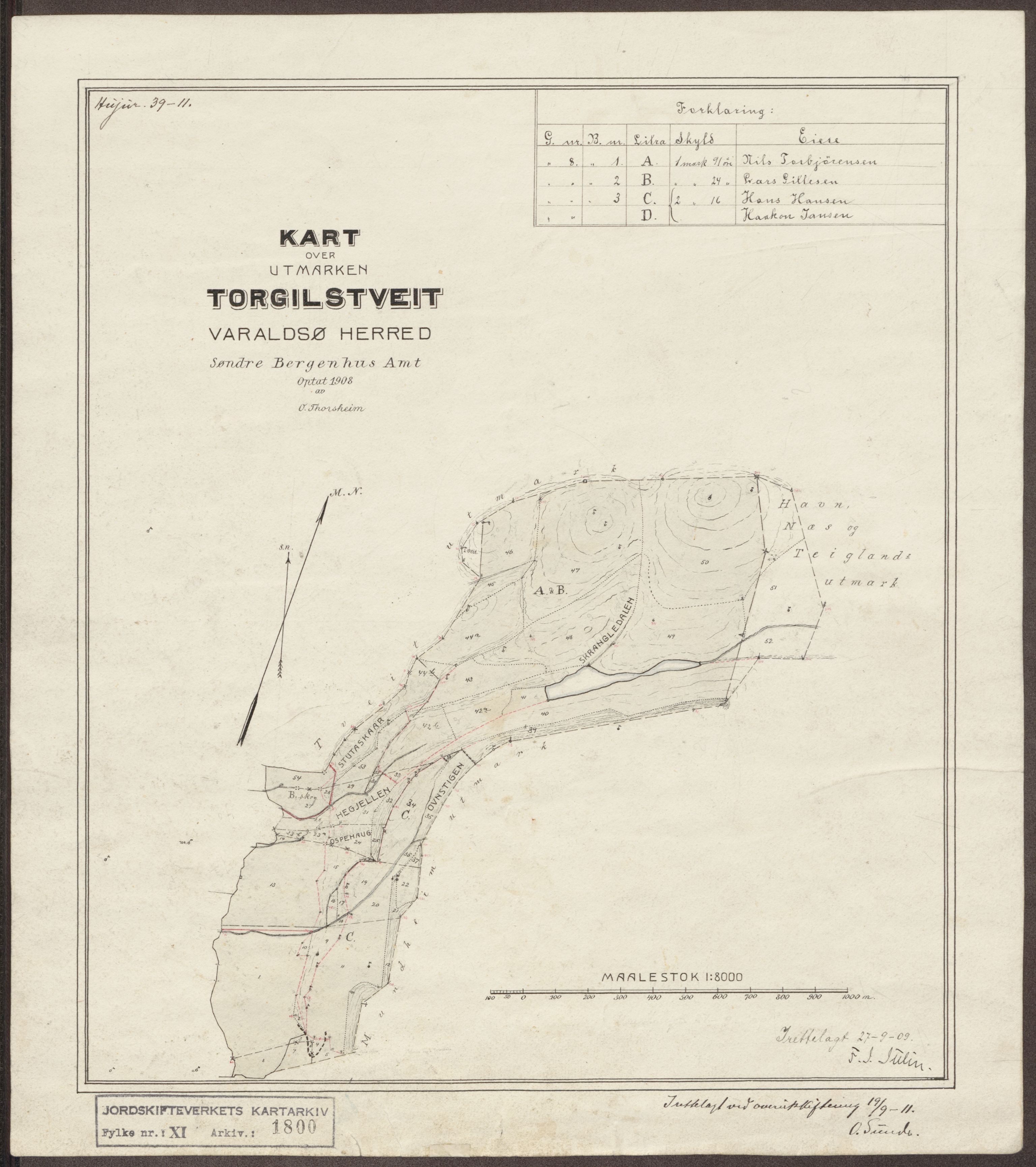 Jordskifteverkets kartarkiv, RA/S-3929/T, 1859-1988, p. 1964