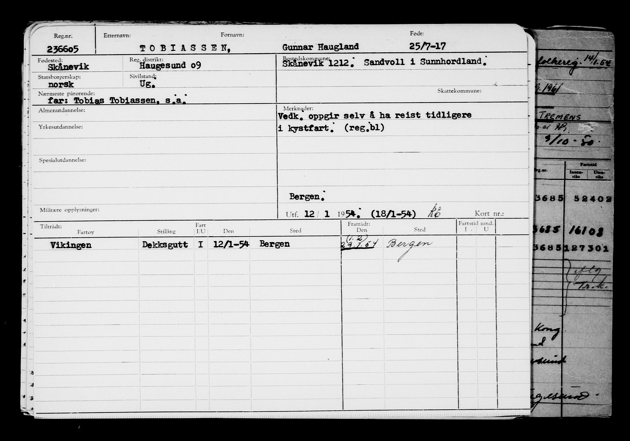 Direktoratet for sjømenn, AV/RA-S-3545/G/Gb/L0150: Hovedkort, 1917, p. 515