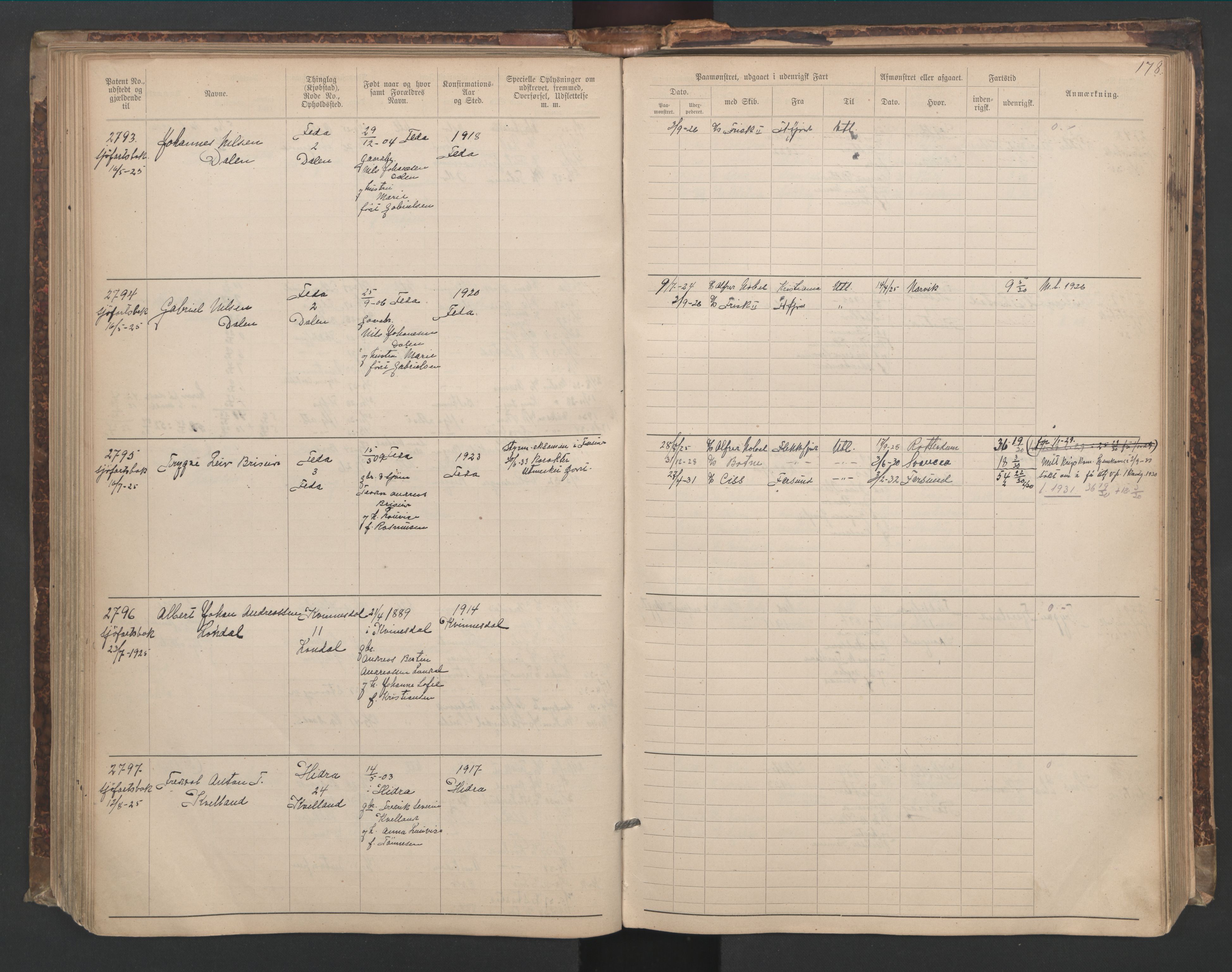 Flekkefjord mønstringskrets, AV/SAK-2031-0018/F/Fa/L0006: Annotasjonsrulle nr 1916-2964 med register, Æ-3, 1891-1948, p. 209