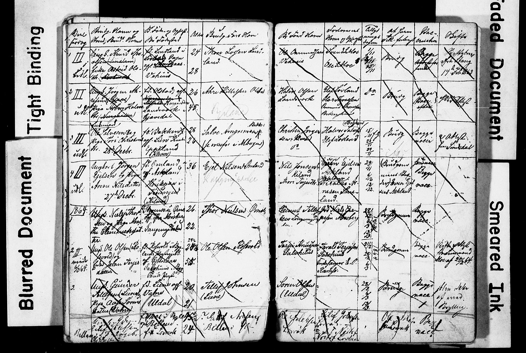 Åmli sokneprestkontor, AV/SAK-1111-0050/F/Ff/L0001: Parish register draft no. A VI 19, 1848-1864