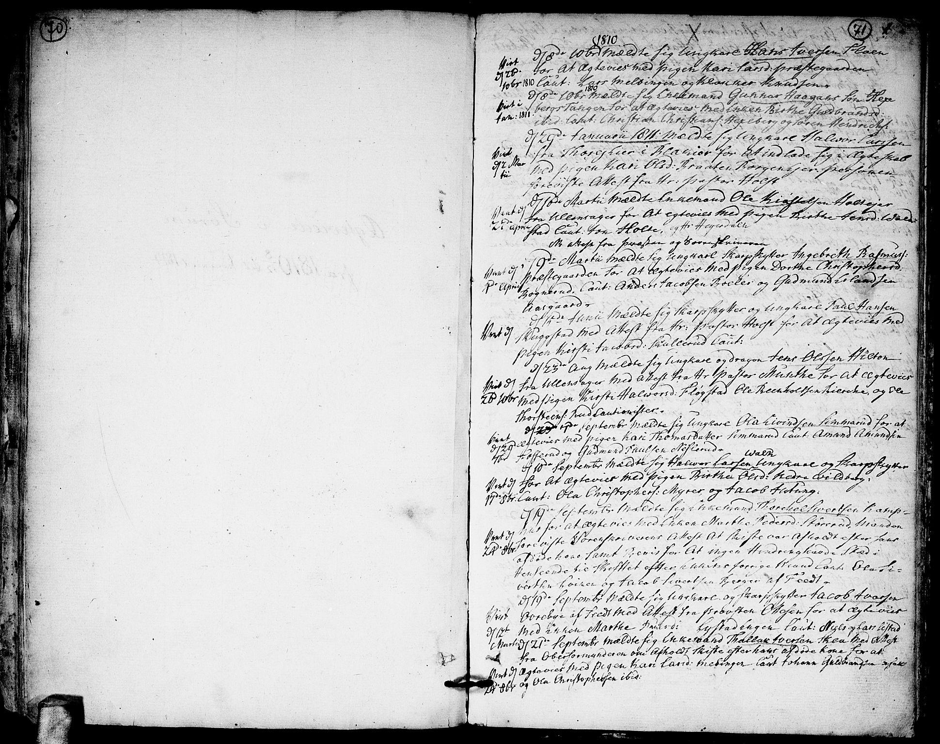 Sørum prestekontor Kirkebøker, AV/SAO-A-10303/F/Fa/L0002: Parish register (official) no. I 2, 1759-1814, p. 70-71