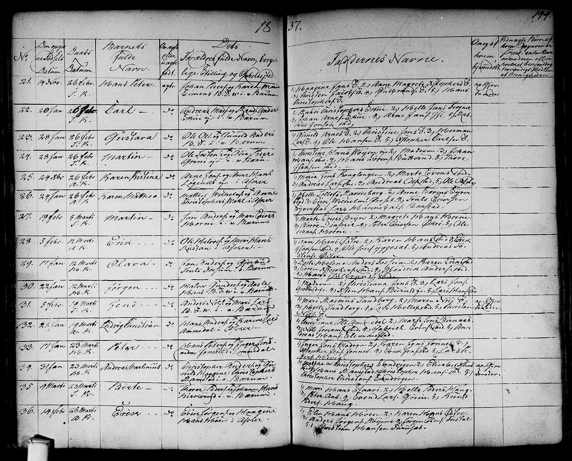 Asker prestekontor Kirkebøker, AV/SAO-A-10256a/F/Fa/L0007: Parish register (official) no. I 7, 1825-1864, p. 144