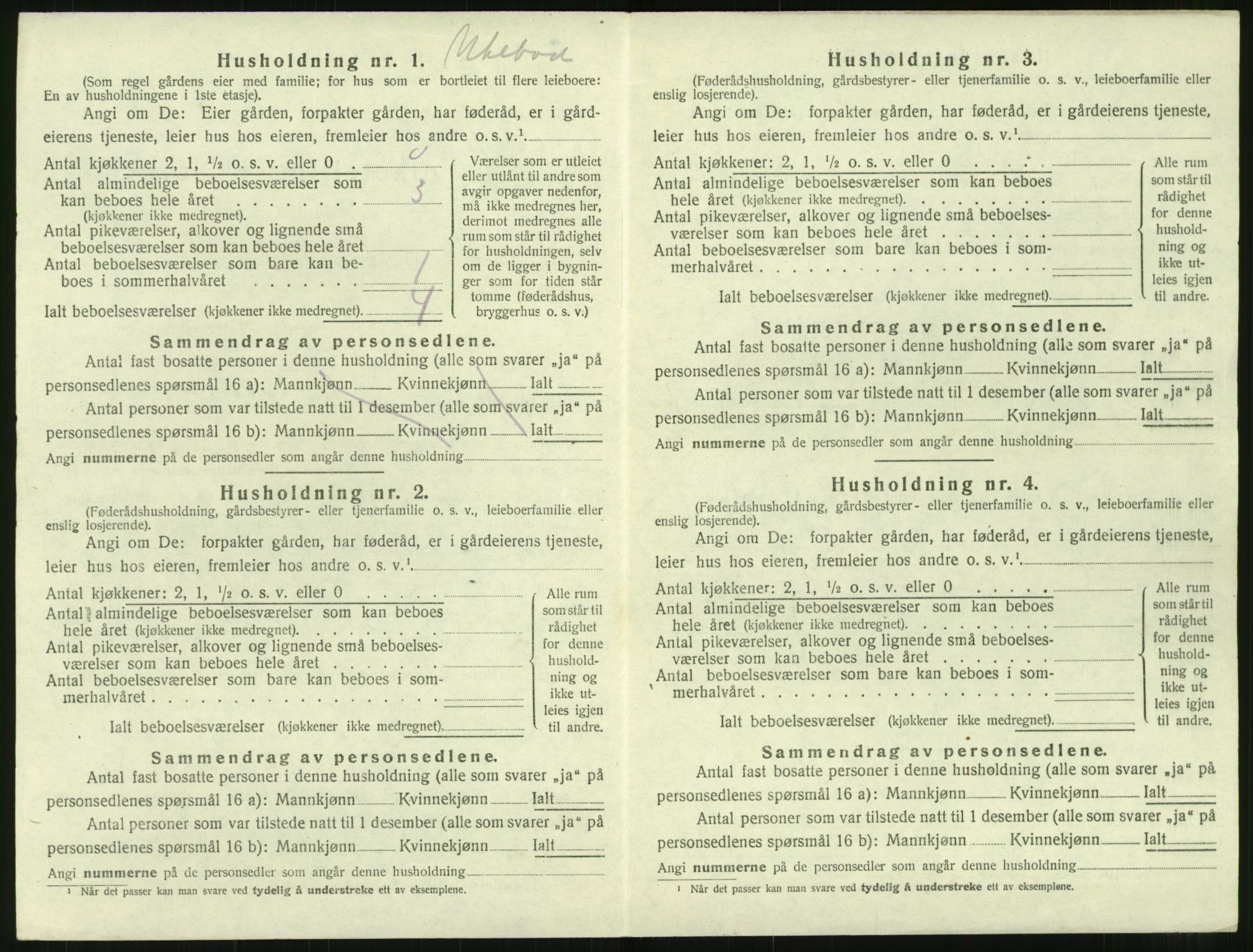 SAT, 1920 census for Sunndal, 1920, p. 385