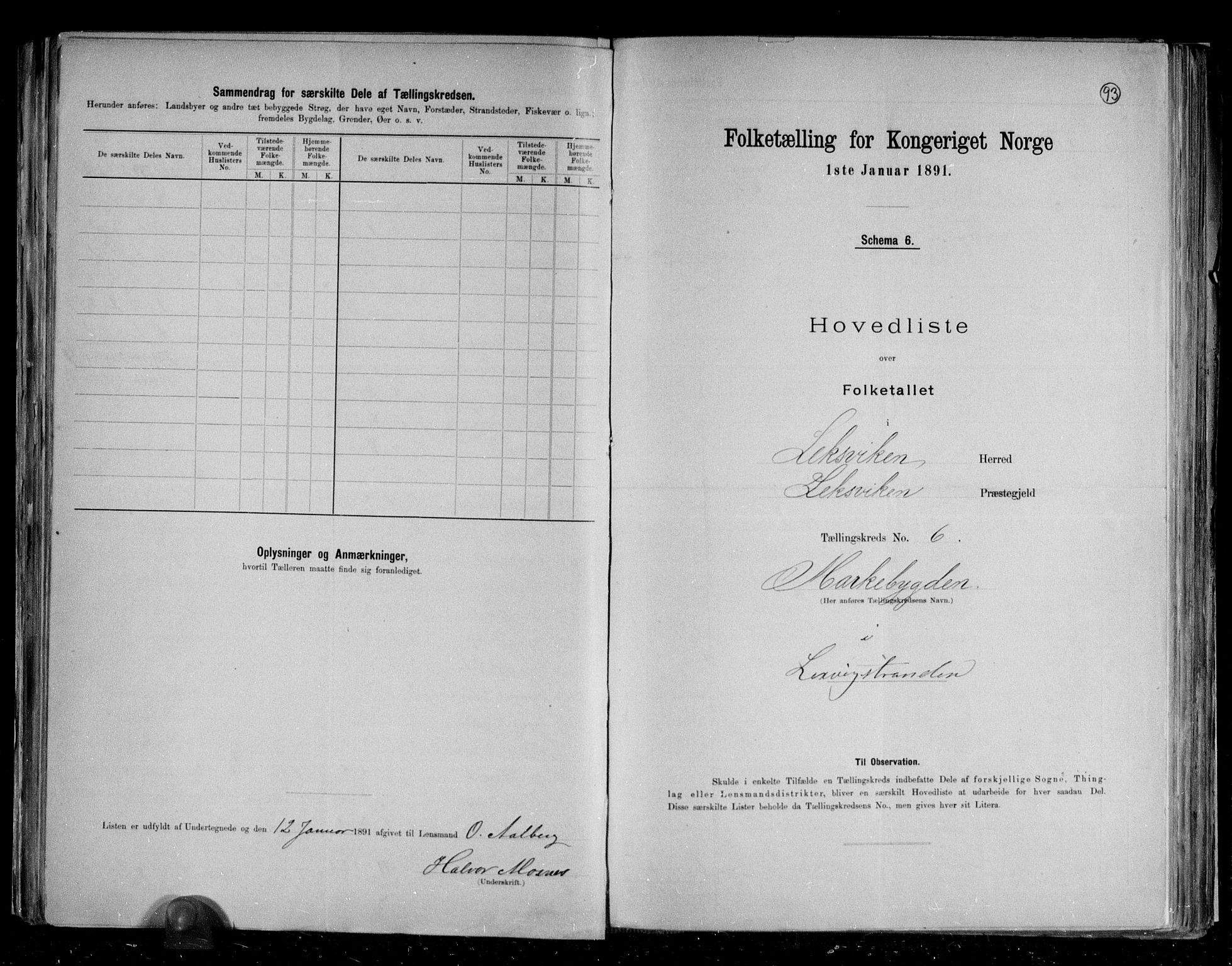 RA, 1891 census for 1718 Leksvik, 1891, p. 17