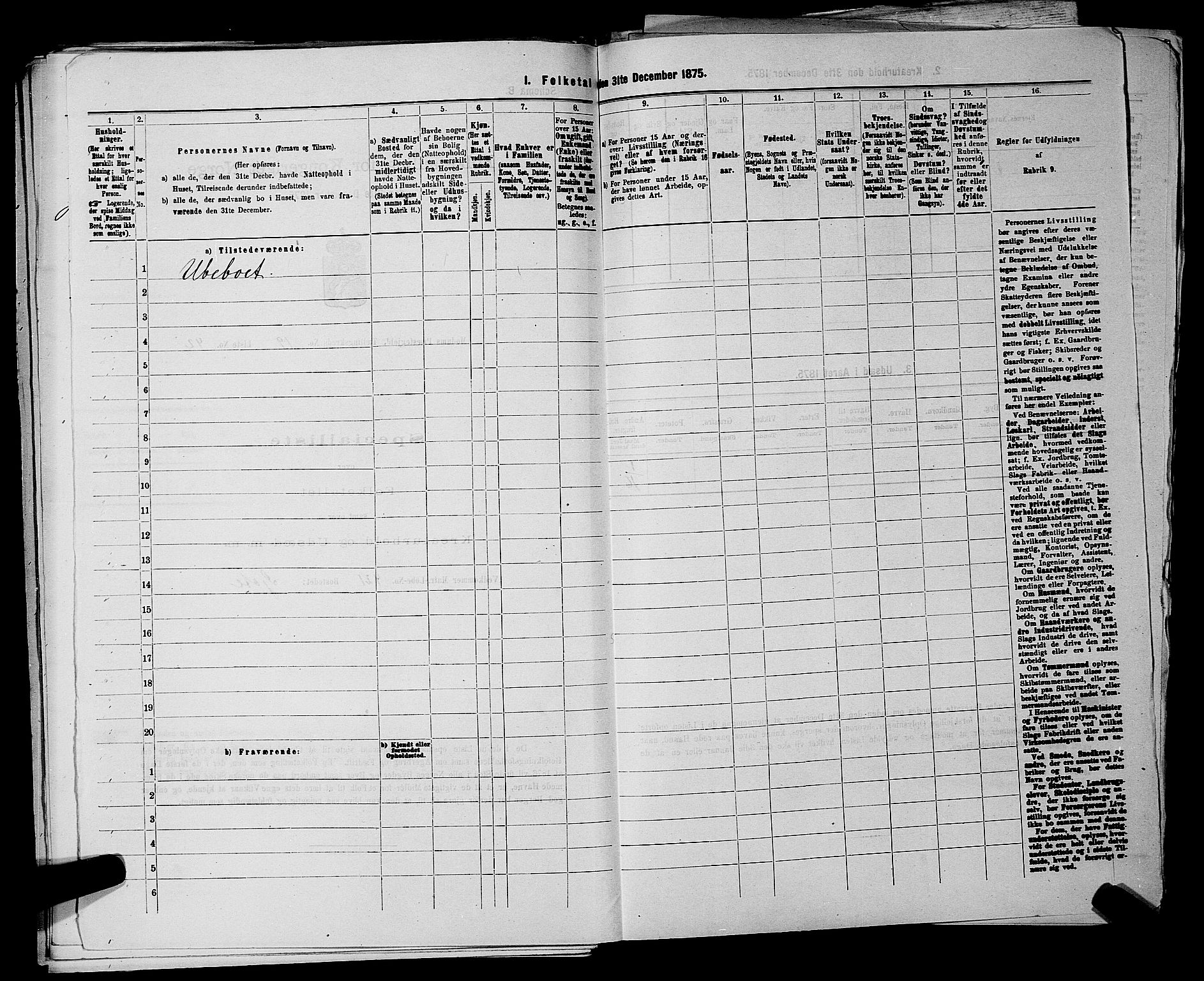 SAKO, 1875 census for 0623P Modum, 1875, p. 2446