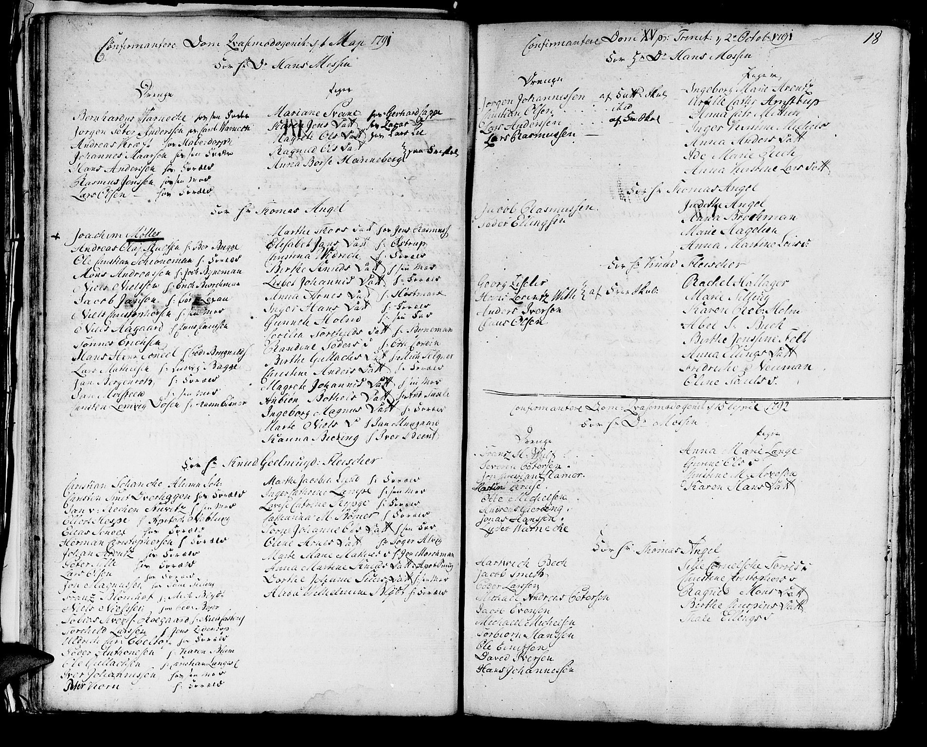 Domkirken sokneprestembete, SAB/A-74801/H/Haa/L0004: Parish register (official) no. A 4, 1763-1820, p. 18