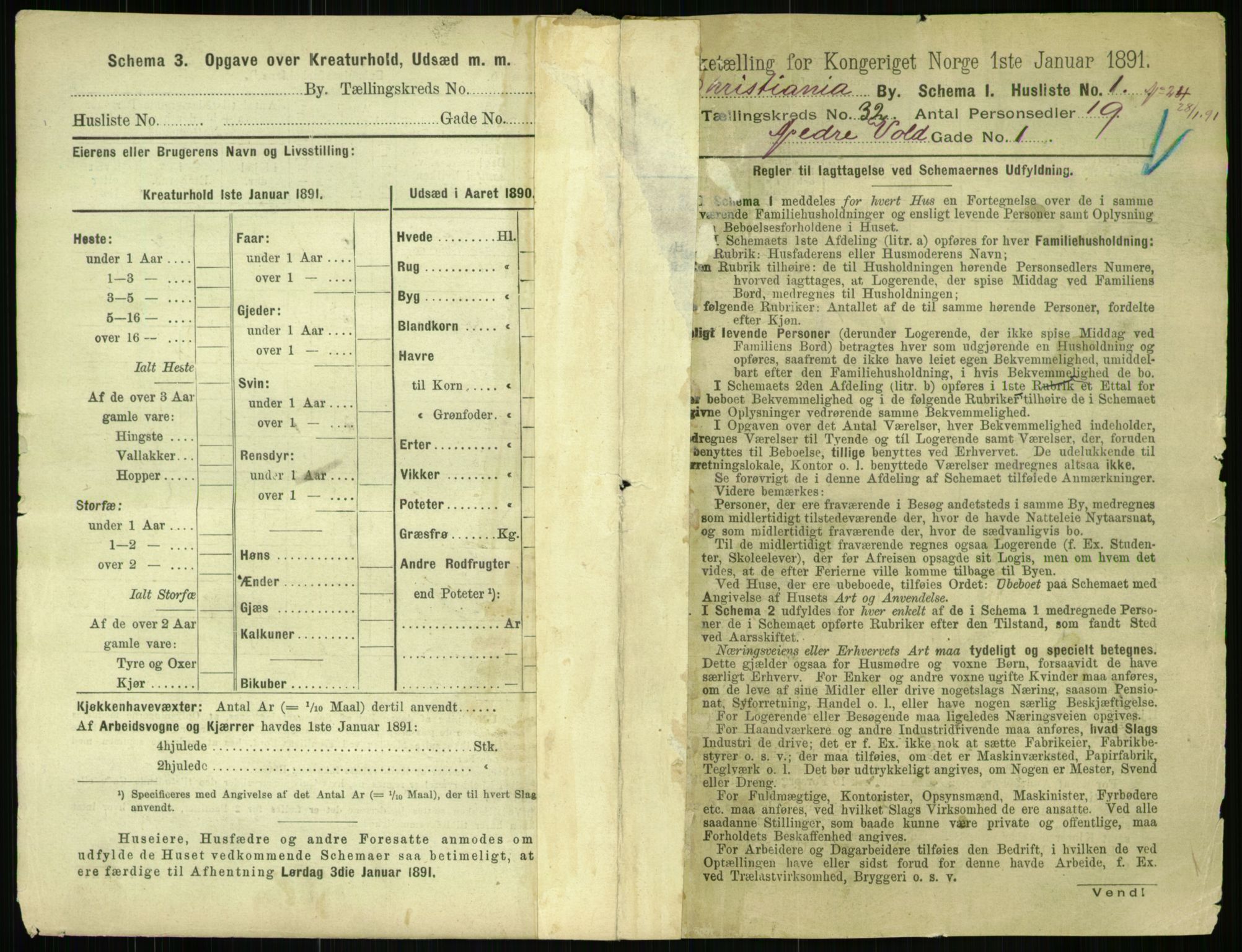 RA, 1891 census for 0301 Kristiania, 1891, p. 16774