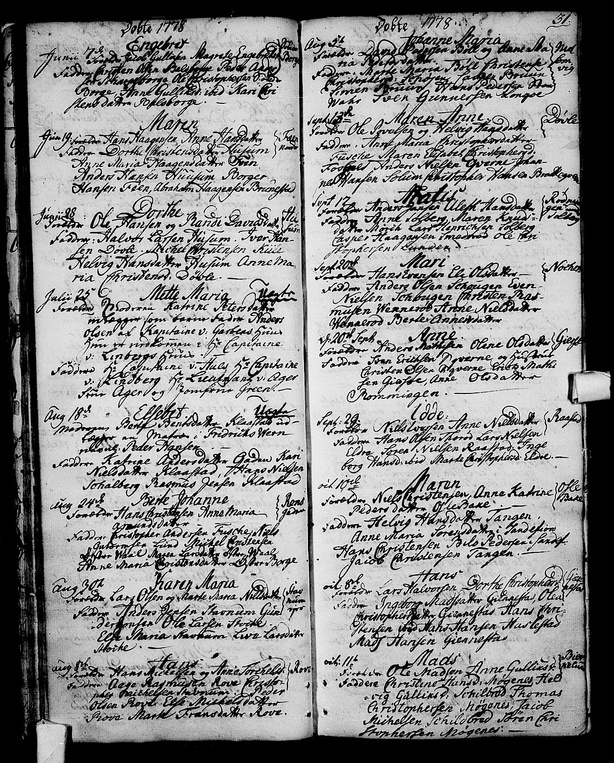 Stokke kirkebøker, SAKO/A-320/F/Fa/L0003: Parish register (official) no. I 3, 1771-1803, p. 31