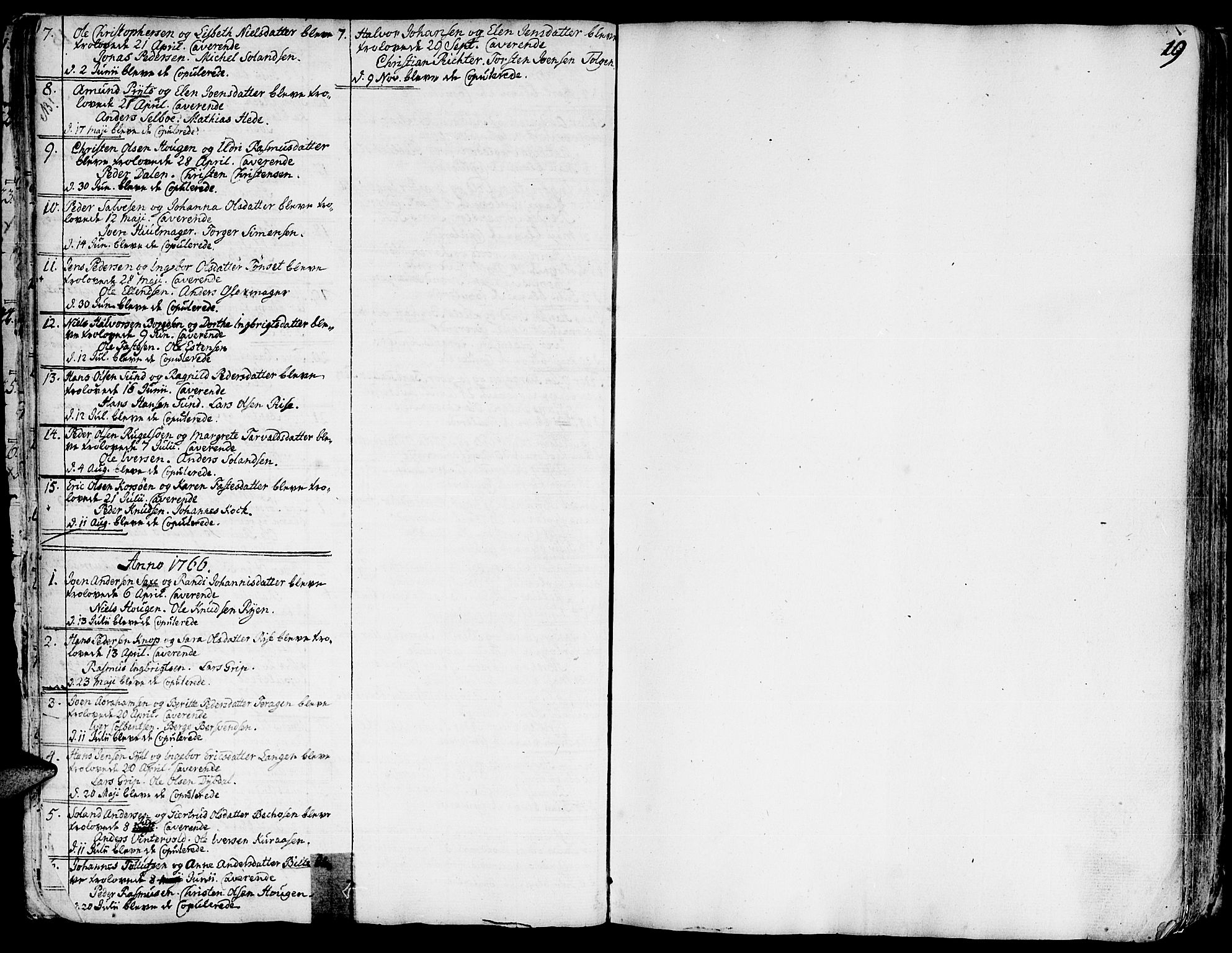 Ministerialprotokoller, klokkerbøker og fødselsregistre - Sør-Trøndelag, SAT/A-1456/681/L0925: Parish register (official) no. 681A03, 1727-1766, p. 19