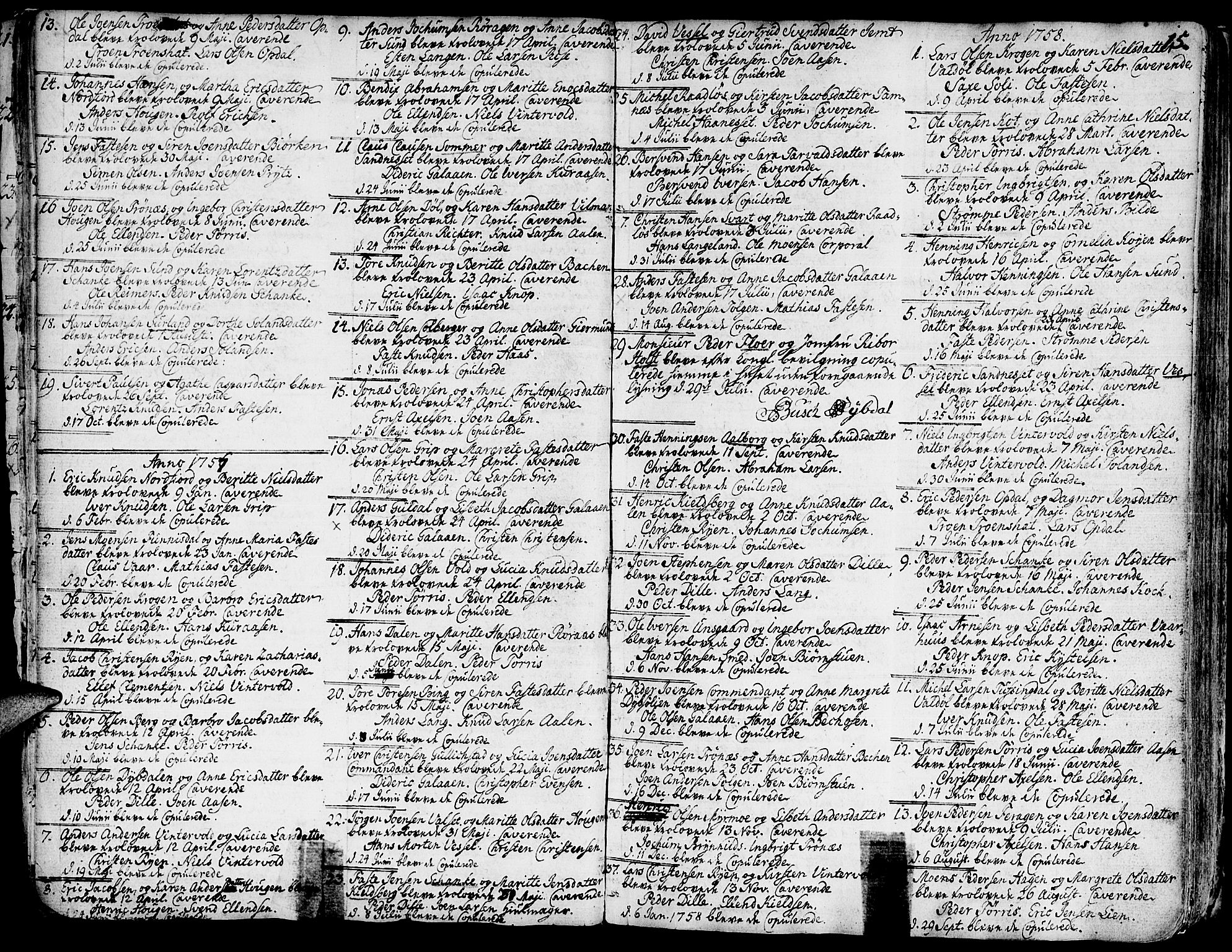 Ministerialprotokoller, klokkerbøker og fødselsregistre - Sør-Trøndelag, SAT/A-1456/681/L0925: Parish register (official) no. 681A03, 1727-1766, p. 15