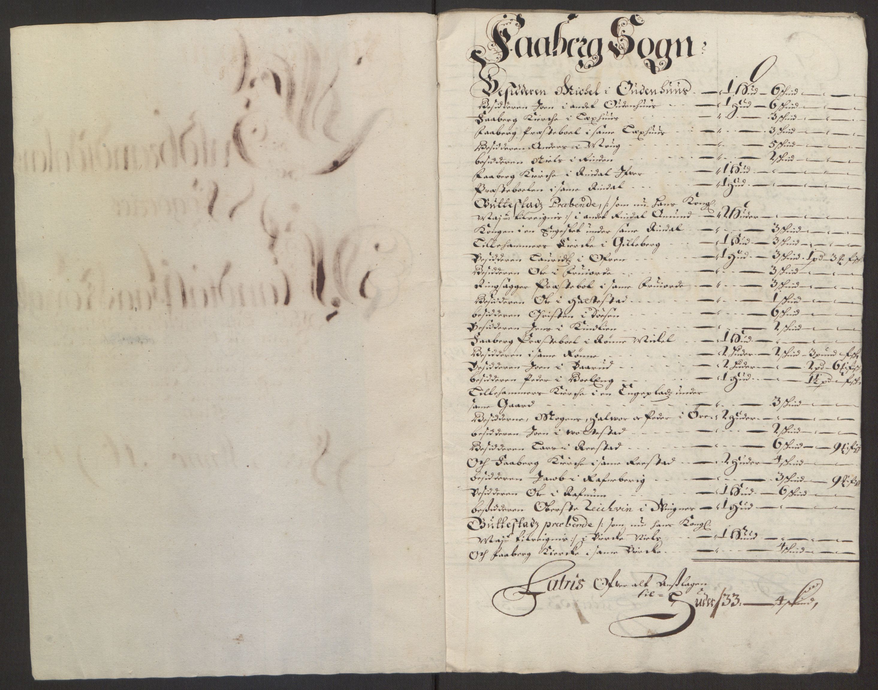 Rentekammeret inntil 1814, Reviderte regnskaper, Fogderegnskap, RA/EA-4092/R17/L1168: Fogderegnskap Gudbrandsdal, 1694, p. 308