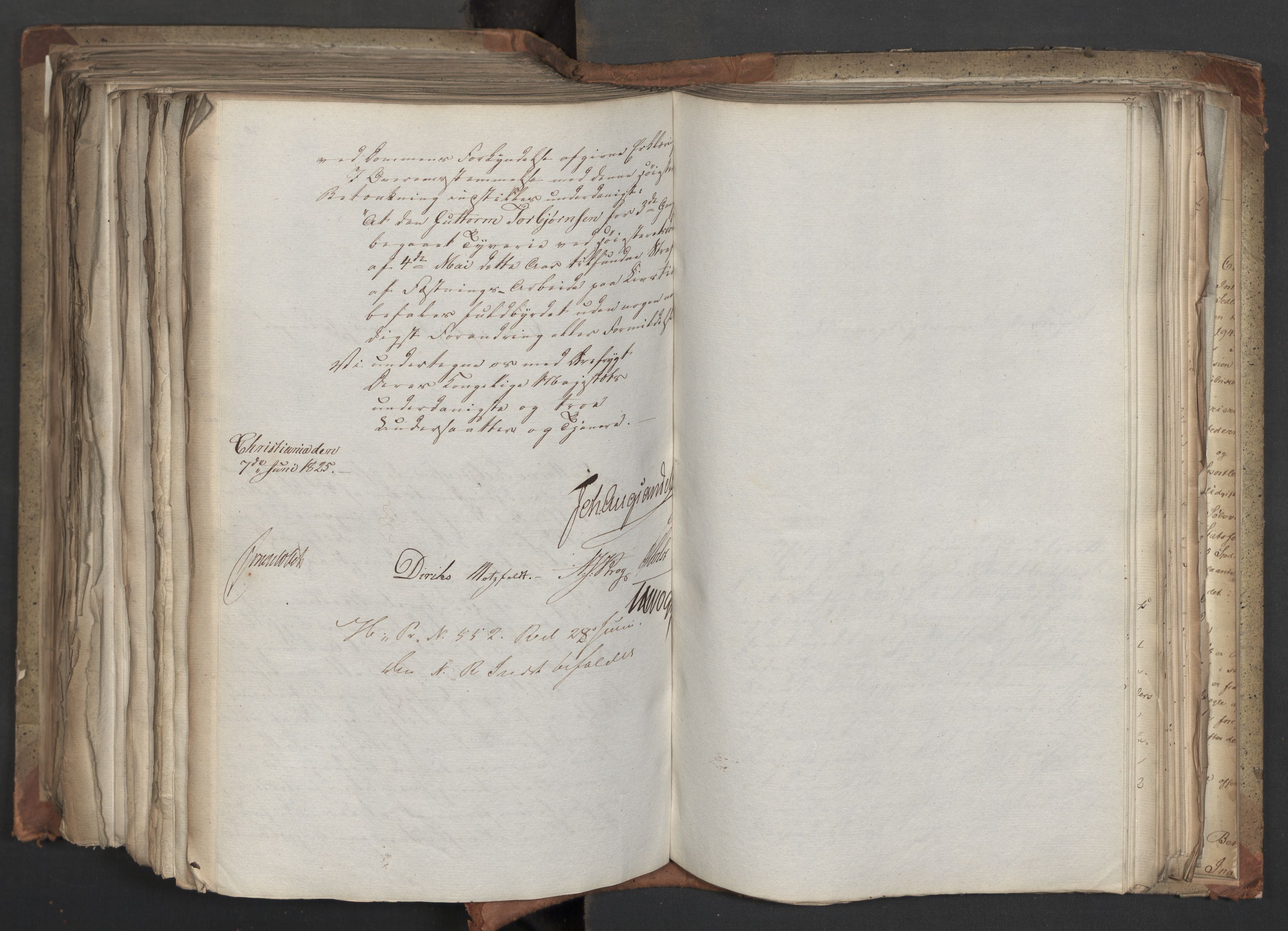 Statsrådsavdelingen i Stockholm, AV/RA-S-1003/D/Da/L0042: Regjeringsinnstillinger nr. 2467-2705, 1825, p. 513