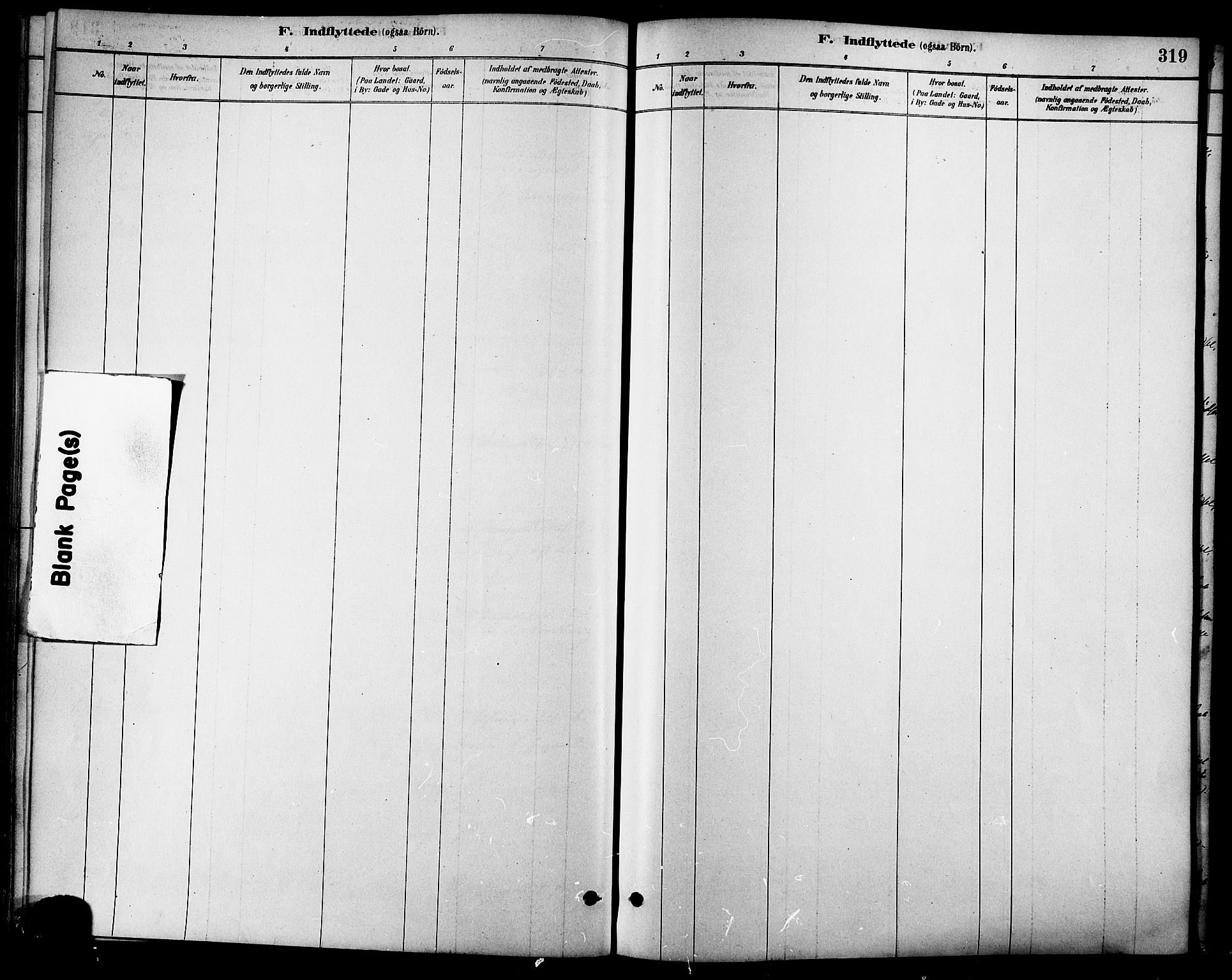 Ministerialprotokoller, klokkerbøker og fødselsregistre - Sør-Trøndelag, SAT/A-1456/630/L0496: Parish register (official) no. 630A09, 1879-1895, p. 319