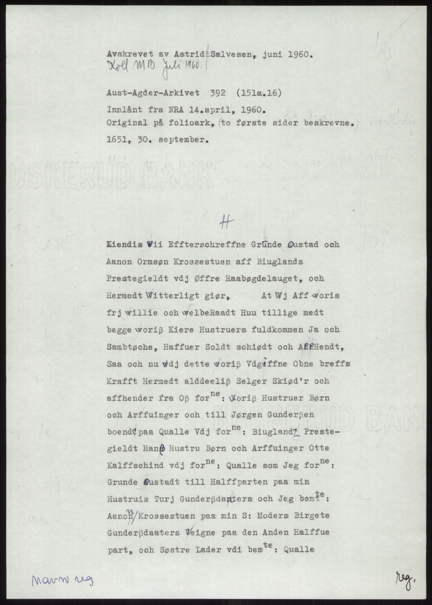 Samlinger til kildeutgivelse, Diplomavskriftsamlingen, RA/EA-4053/H/Ha, p. 1267