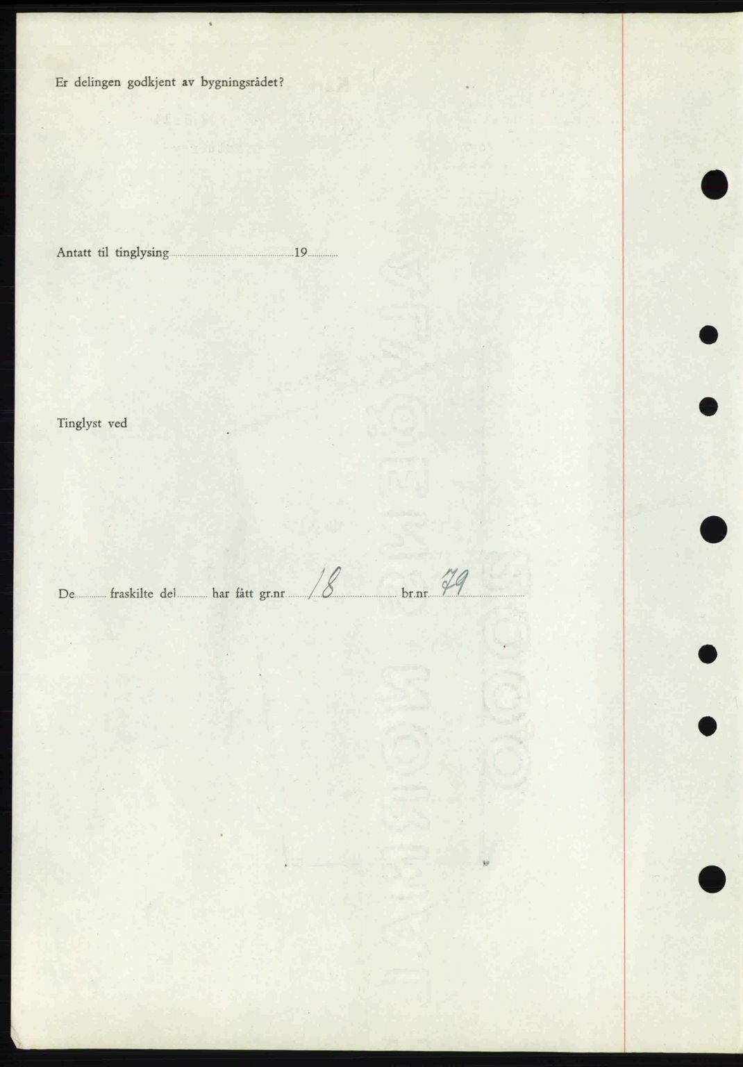 Tønsberg sorenskriveri, AV/SAKO-A-130/G/Ga/Gaa/L0014: Mortgage book no. A14, 1943-1944, Diary no: : 2420/1943