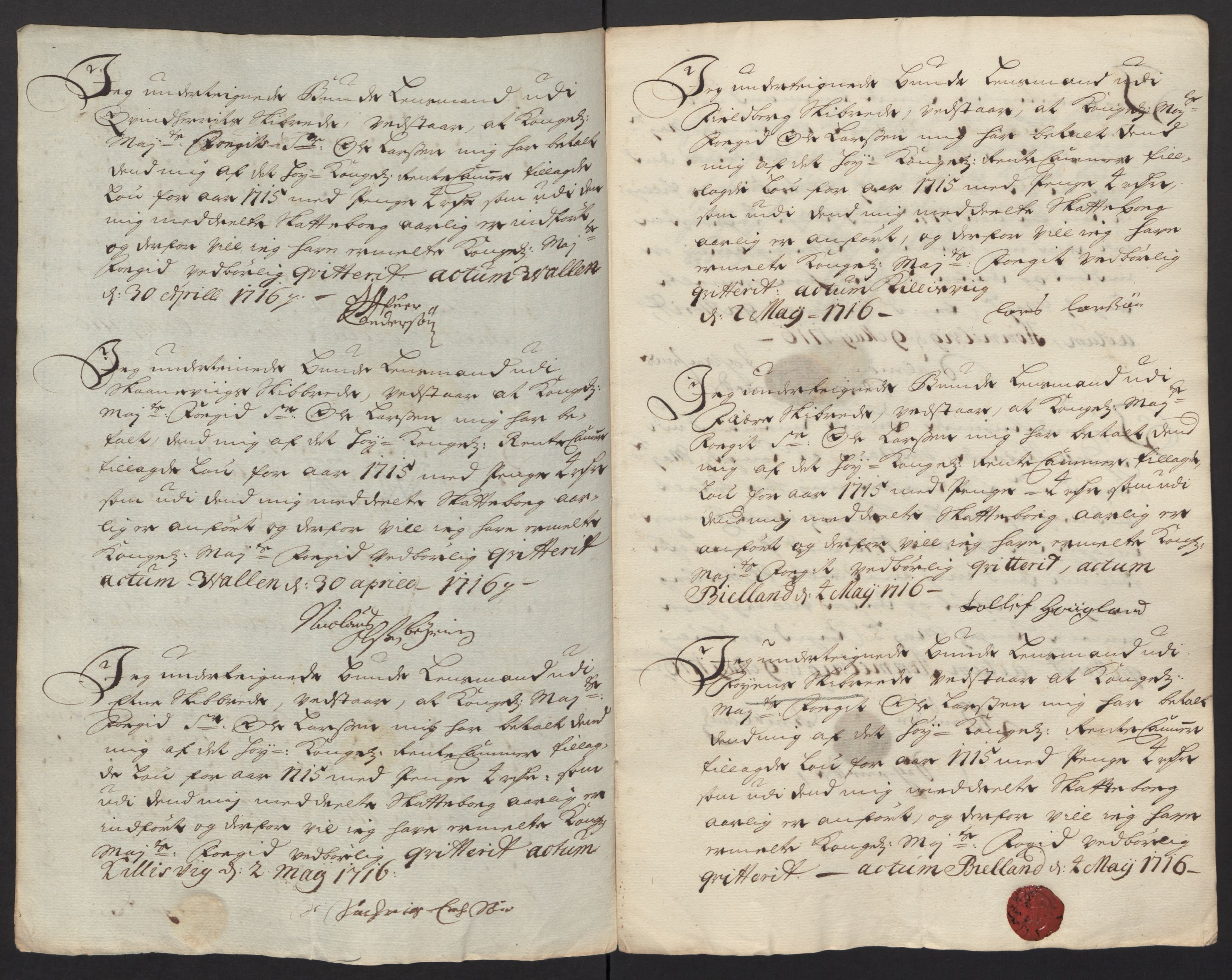 Rentekammeret inntil 1814, Reviderte regnskaper, Fogderegnskap, AV/RA-EA-4092/R48/L2991: Fogderegnskap Sunnhordland og Hardanger, 1715, p. 236