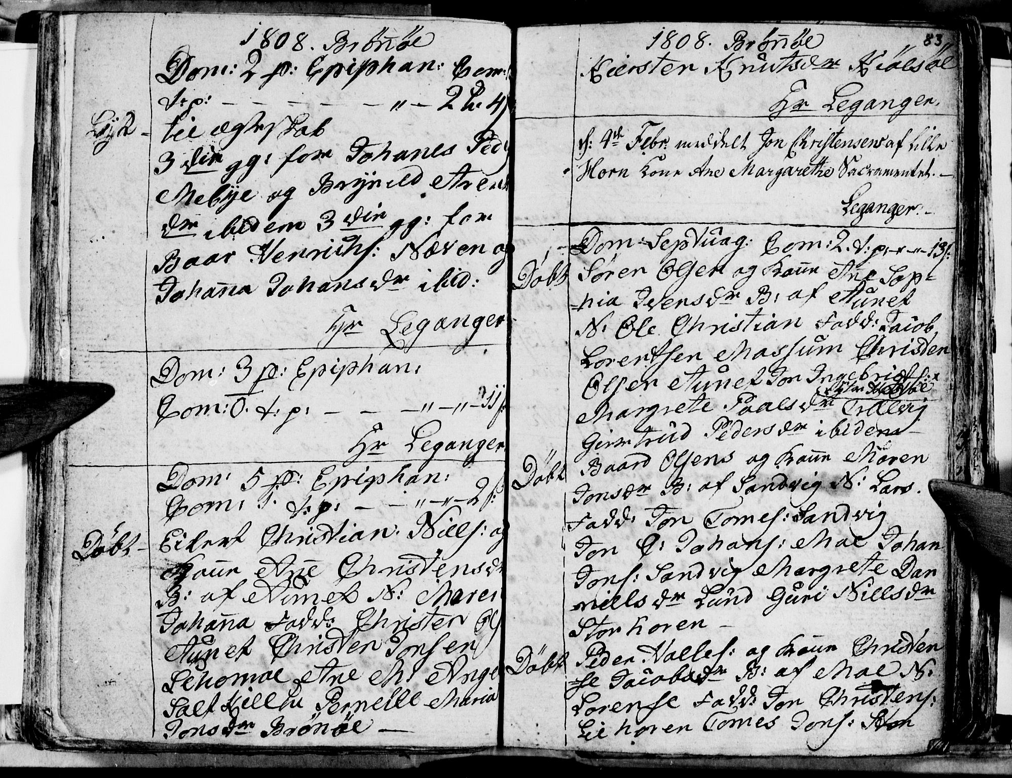 Ministerialprotokoller, klokkerbøker og fødselsregistre - Nordland, AV/SAT-A-1459/813/L0209: Parish register (copy) no. 813C01, 1803-1821, p. 83