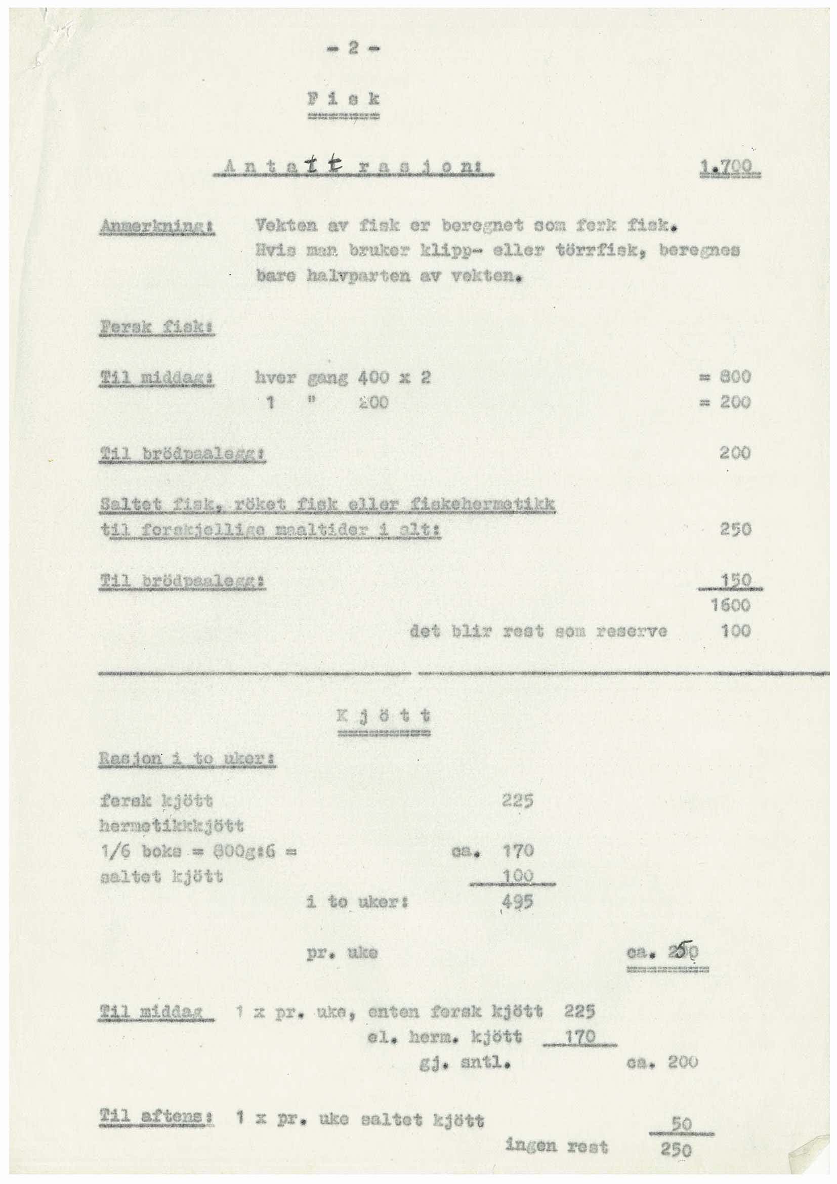 Tyske arkiver, Reichskommissariat, RA/RAFA-2174/E/Ec/Ecf/L0023/0018: Skriv, forordninger og sirkulærer / Diverse vedr. matoppskrifter, 1940-1945, p. 2
