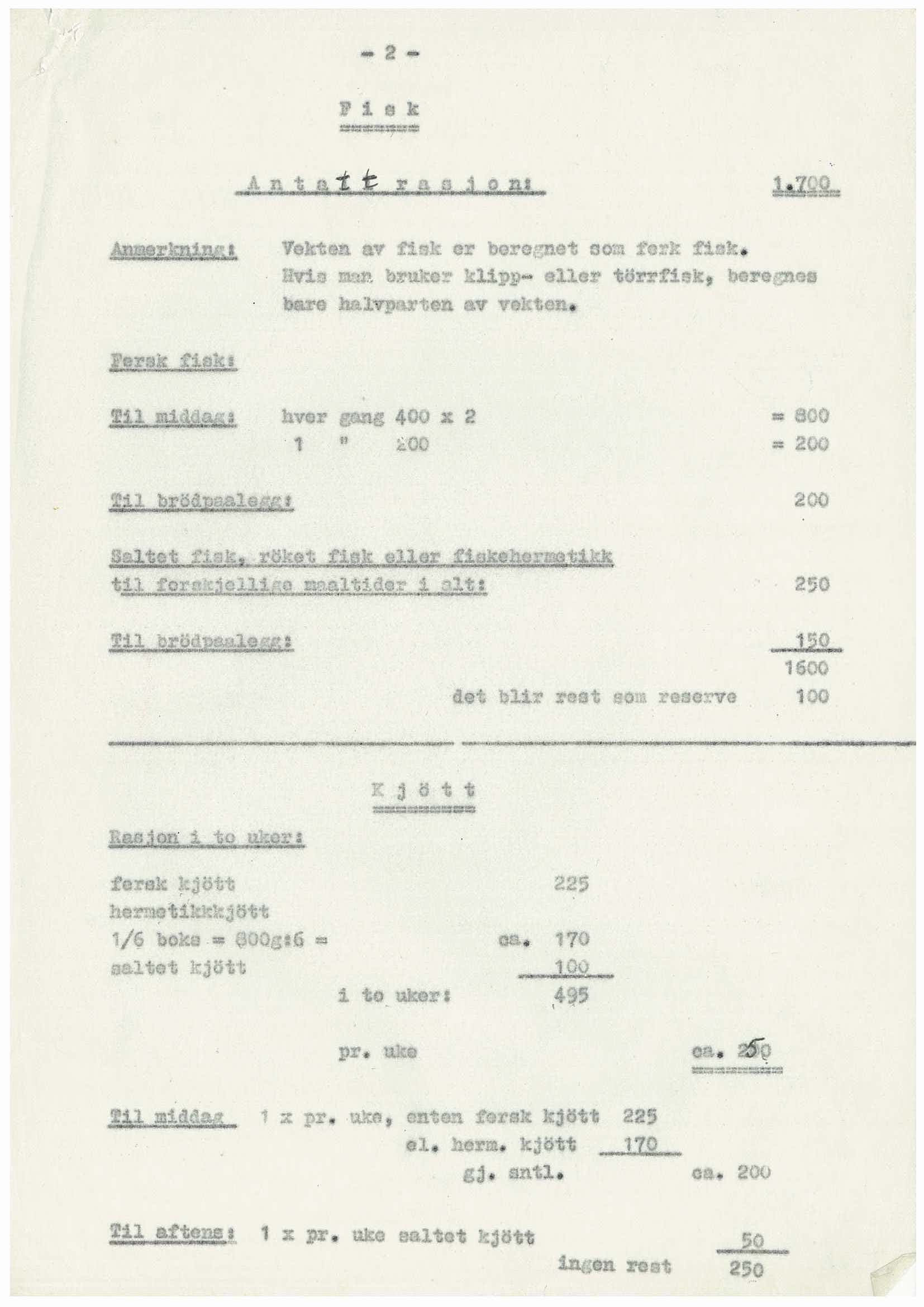 Tyske arkiver, Reichskommissariat, AV/RA-RAFA-2174/E/Ec/Ecf/L0023/0018: Skriv, forordninger og sirkulærer / Diverse vedr. matoppskrifter, 1940-1945, p. 2