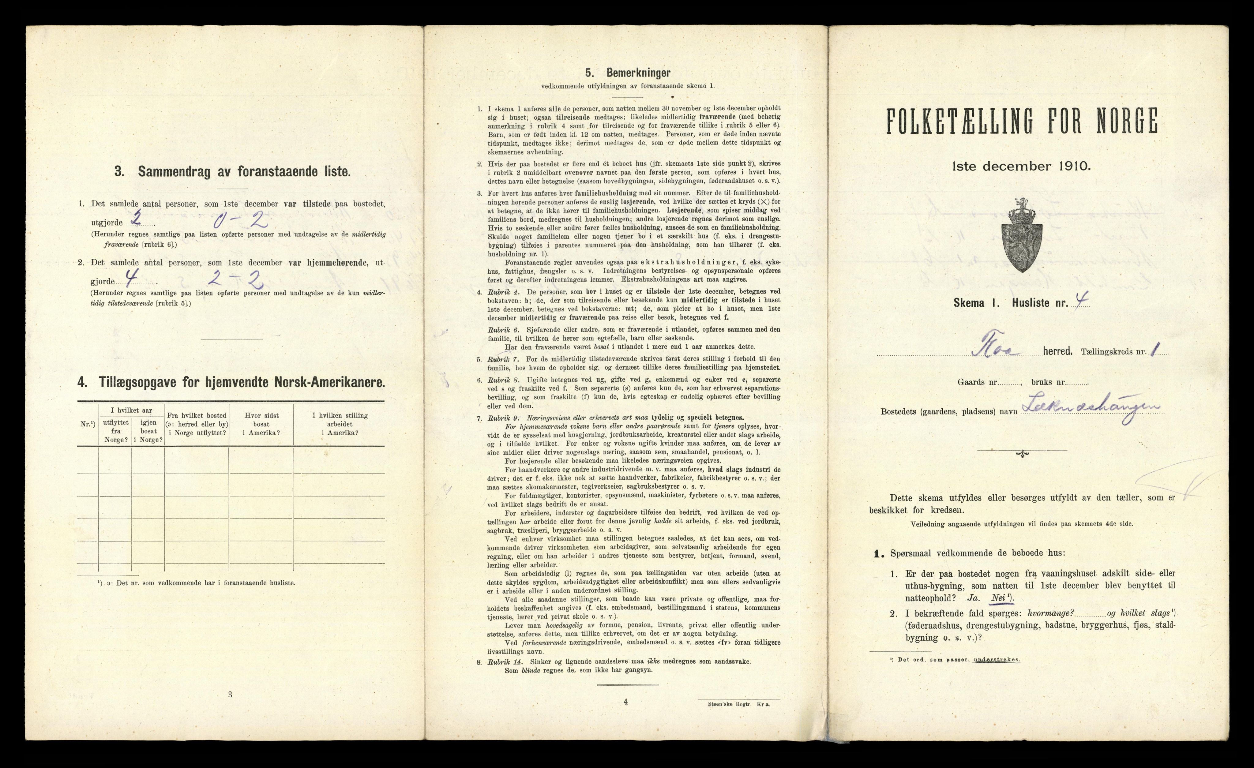 RA, 1910 census for Flå, 1910, p. 30