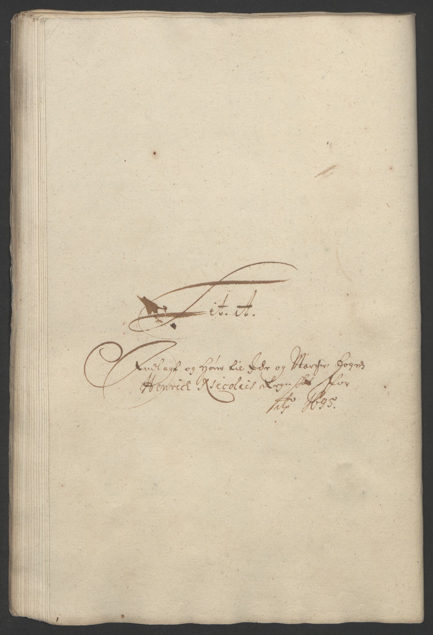 Rentekammeret inntil 1814, Reviderte regnskaper, Fogderegnskap, RA/EA-4092/R01/L0012: Fogderegnskap Idd og Marker, 1694-1695, p. 203