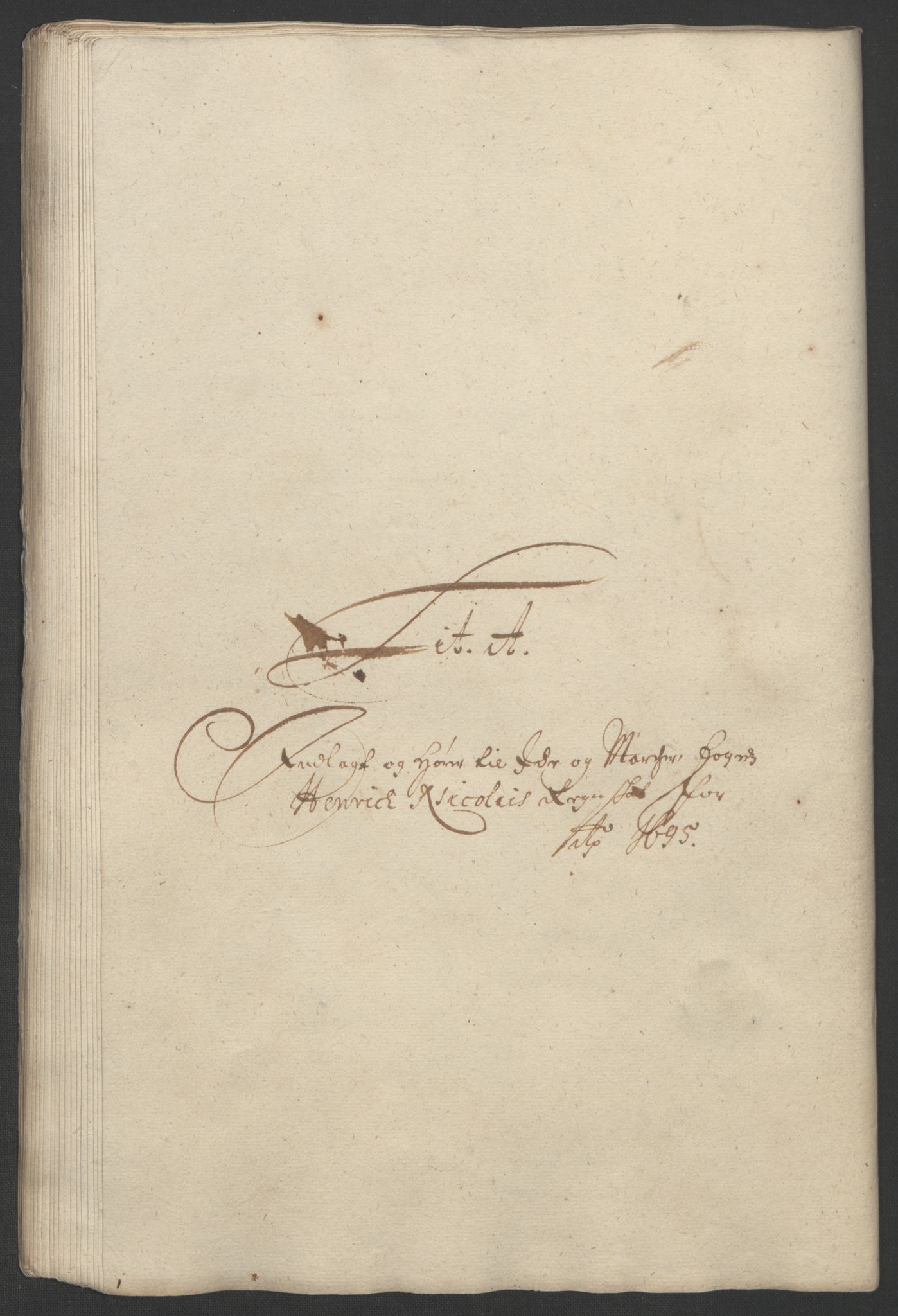 Rentekammeret inntil 1814, Reviderte regnskaper, Fogderegnskap, AV/RA-EA-4092/R01/L0012: Fogderegnskap Idd og Marker, 1694-1695, p. 203