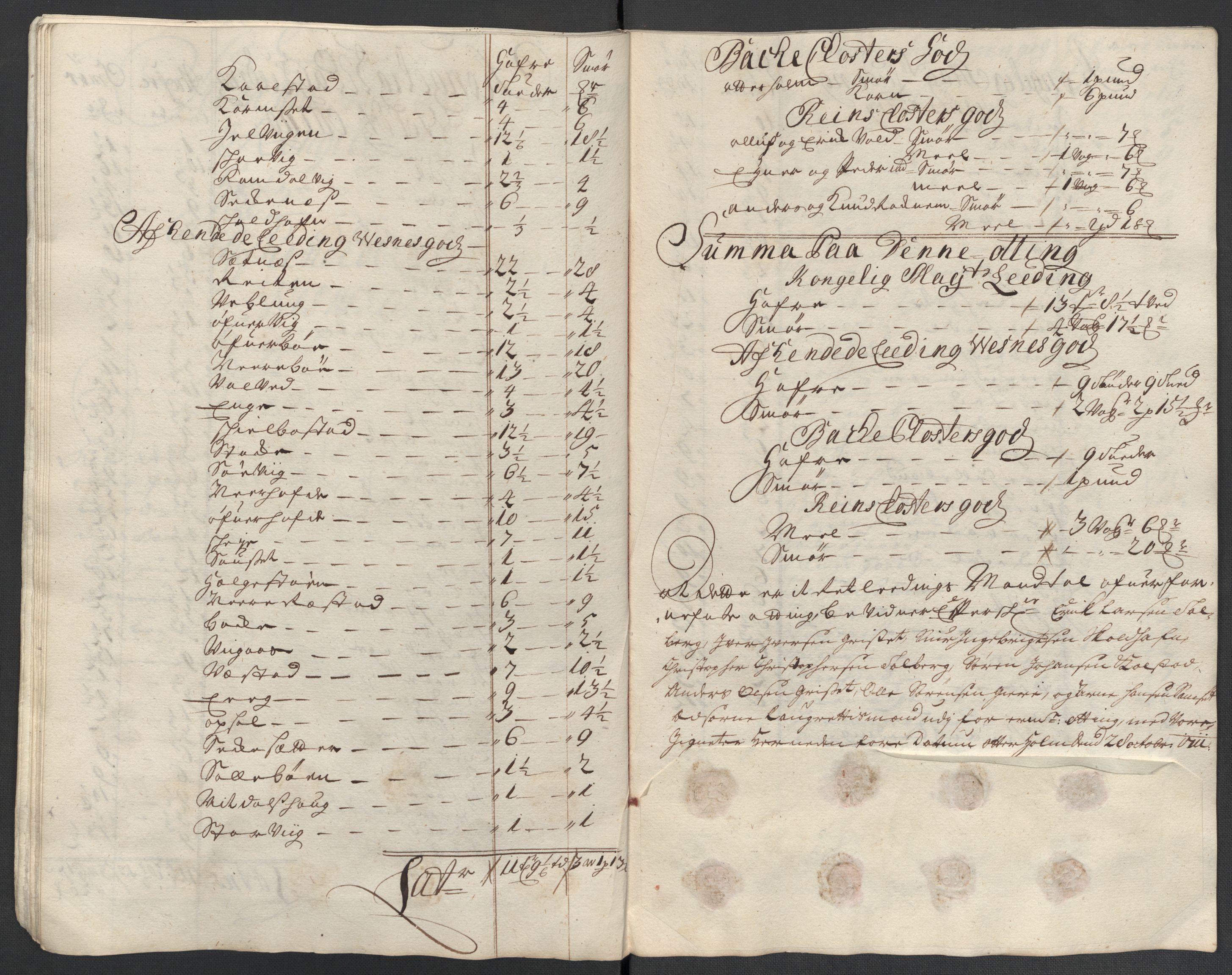 Rentekammeret inntil 1814, Reviderte regnskaper, Fogderegnskap, AV/RA-EA-4092/R55/L3660: Fogderegnskap Romsdal, 1711, p. 368