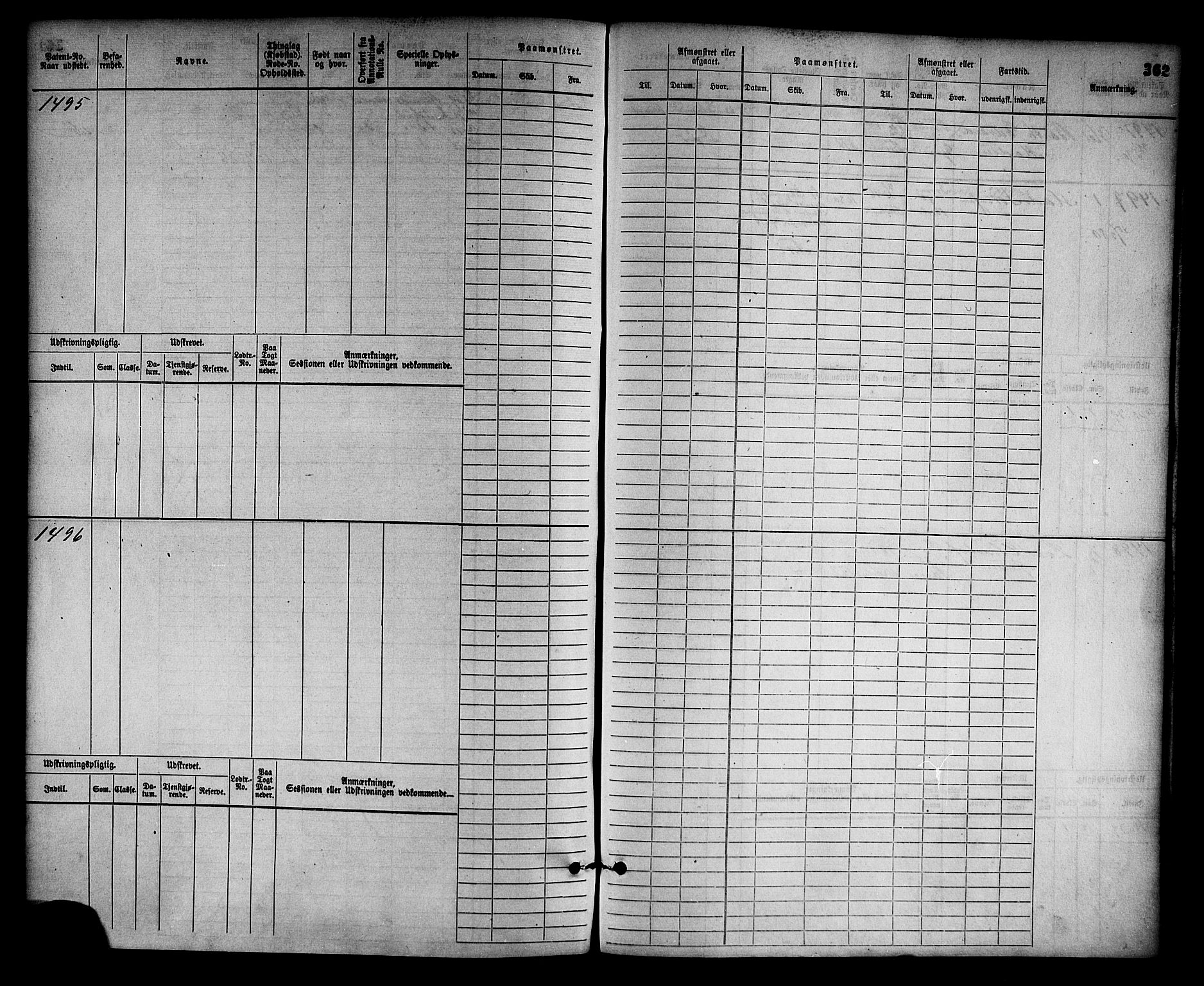 Arendal mønstringskrets, SAK/2031-0012/F/Fb/L0011: Hovedrulle nr 775-1528, S-9, 1868-1885, p. 370