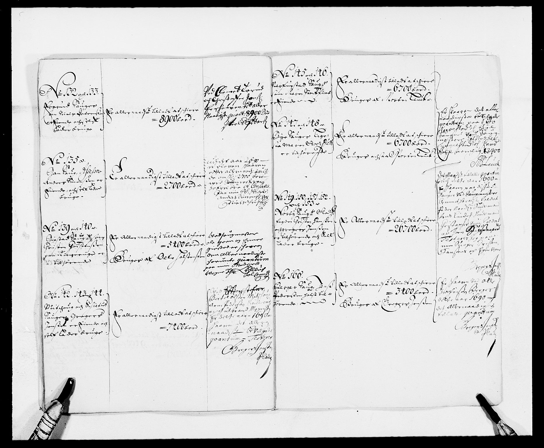 Rentekammeret inntil 1814, Reviderte regnskaper, Fogderegnskap, AV/RA-EA-4092/R11/L0574: Fogderegnskap Nedre Romerike, 1689-1690, p. 386