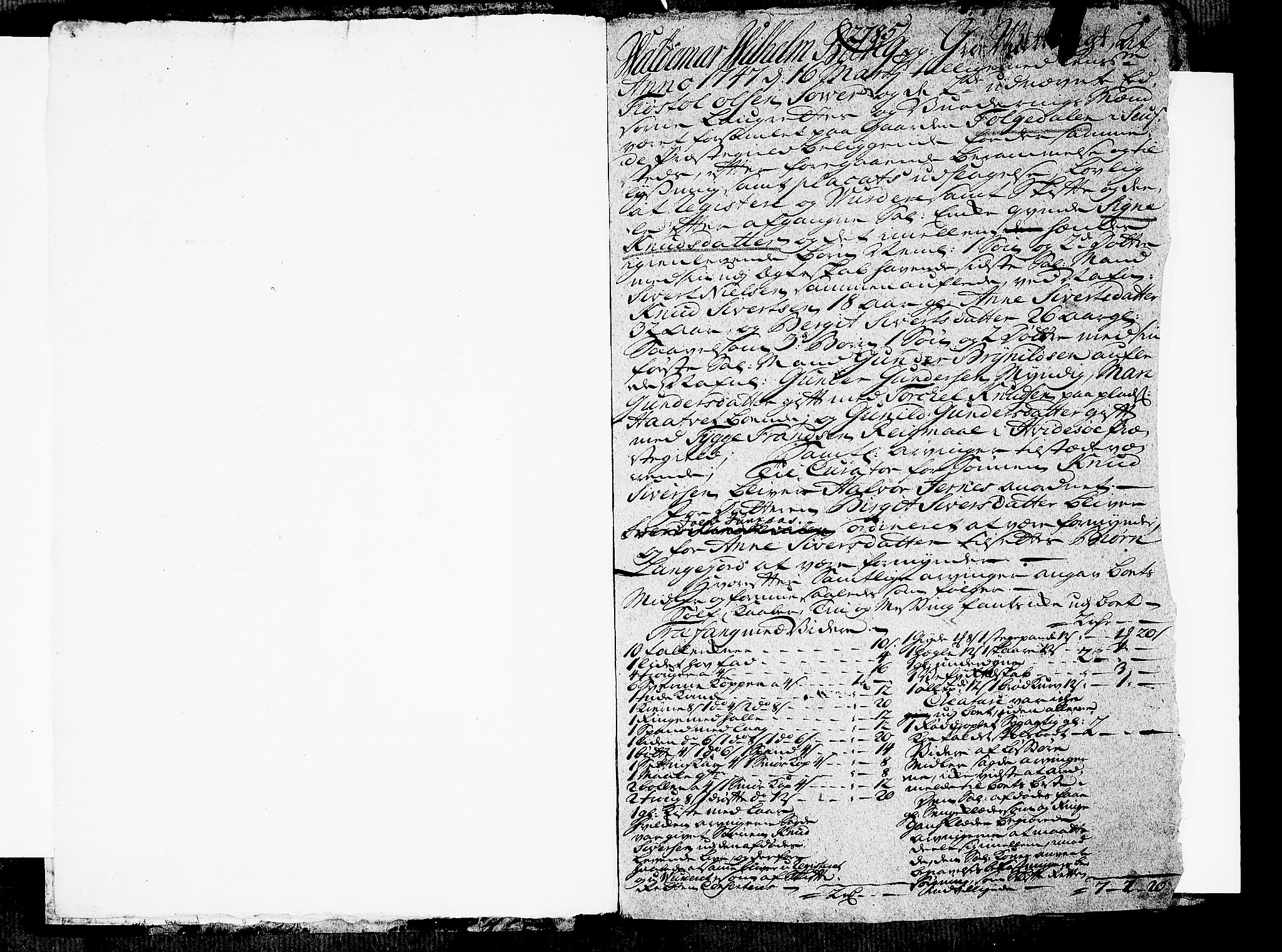 Nedre Telemark sorenskriveri, SAKO/A-135/H/Hb/Hbb/L0006: Skifteprotokoll kopi, 1747-1748, p. 2784b-2785a