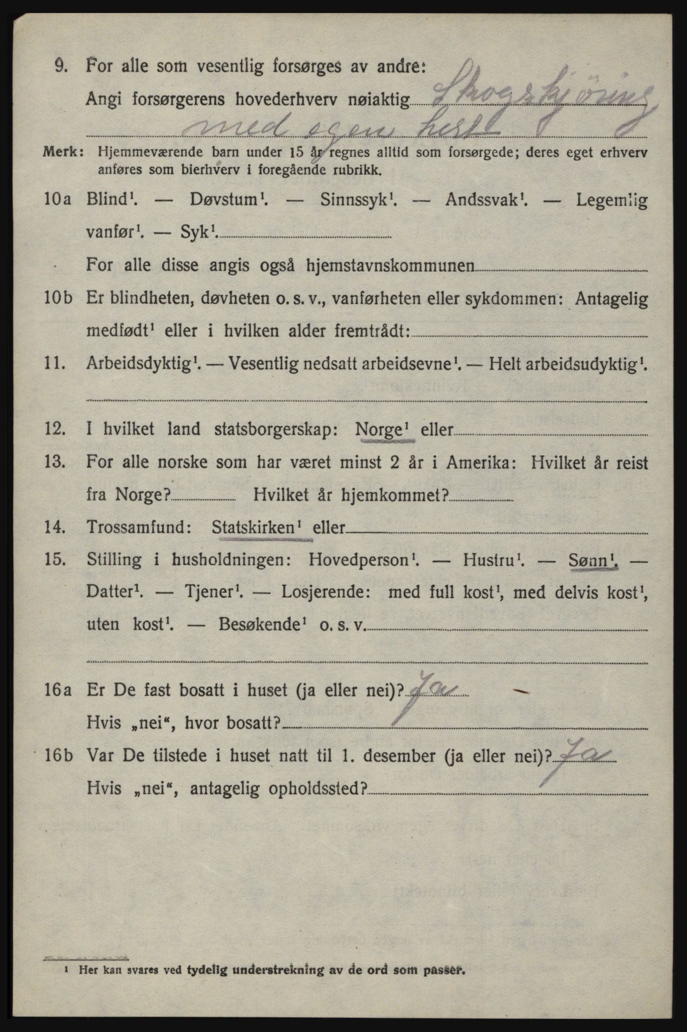 SAO, 1920 census for Øymark, 1920, p. 1058