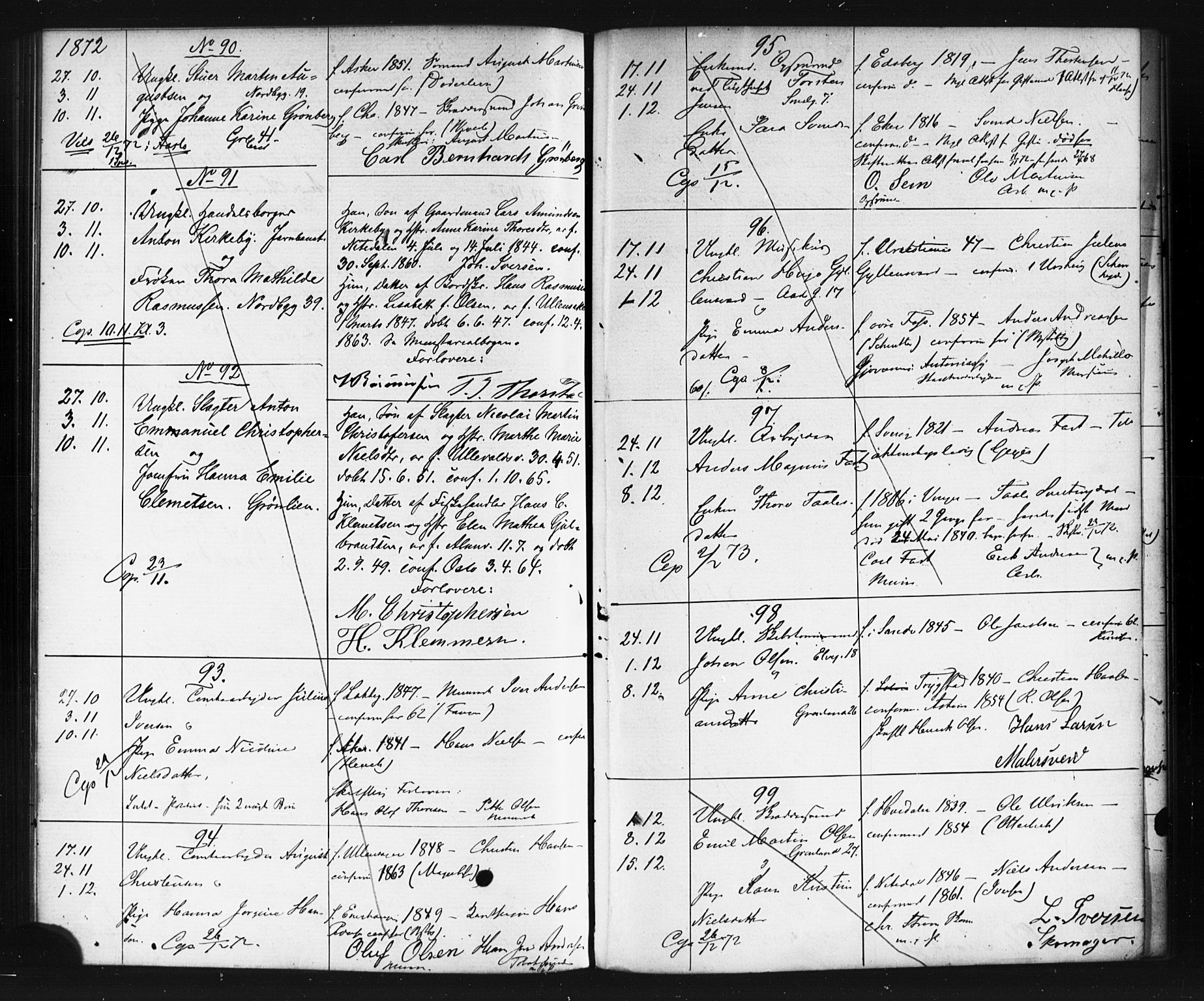 Grønland prestekontor Kirkebøker, AV/SAO-A-10848/G/Ga/L0002: Parish register (copy) no. 2, 1861-1863