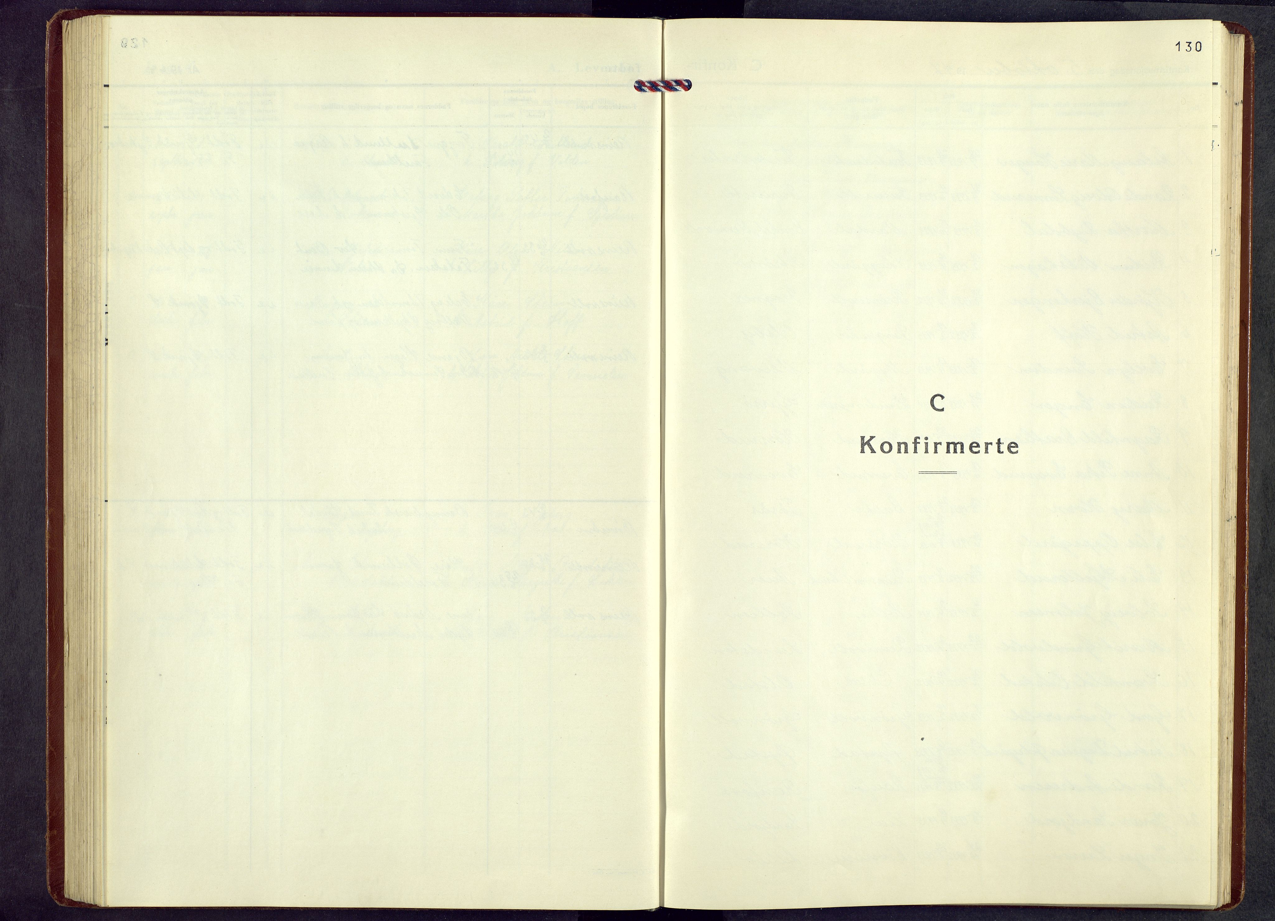 Vestre Toten prestekontor, SAH/PREST-108/H/Ha/Hab/L0017: Parish register (copy) no. 17, 1947-1969, p. 130