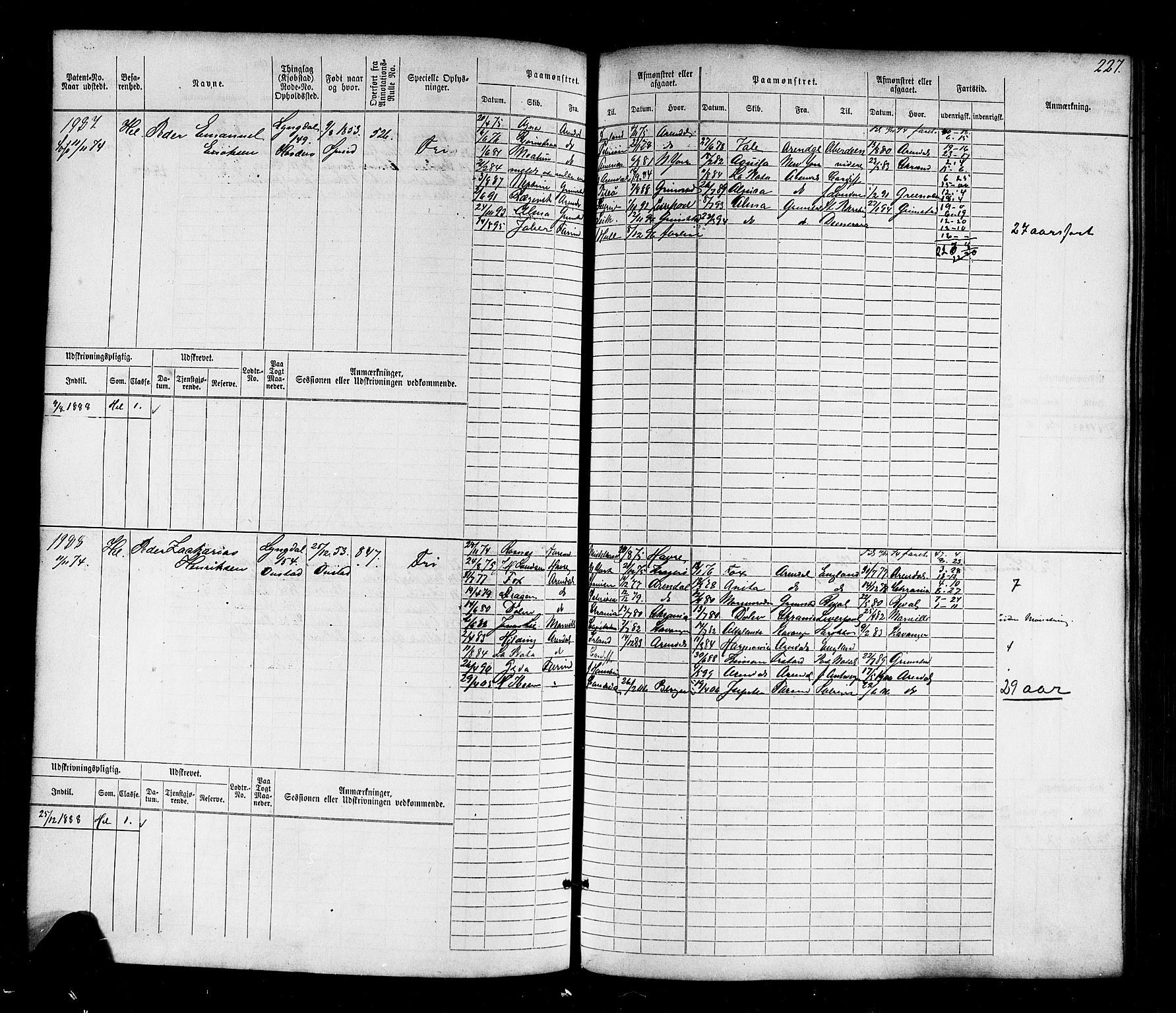 Farsund mønstringskrets, SAK/2031-0017/F/Fb/L0017: Hovedrulle nr 1537-2300, Z-9, 1868-1904, p. 239