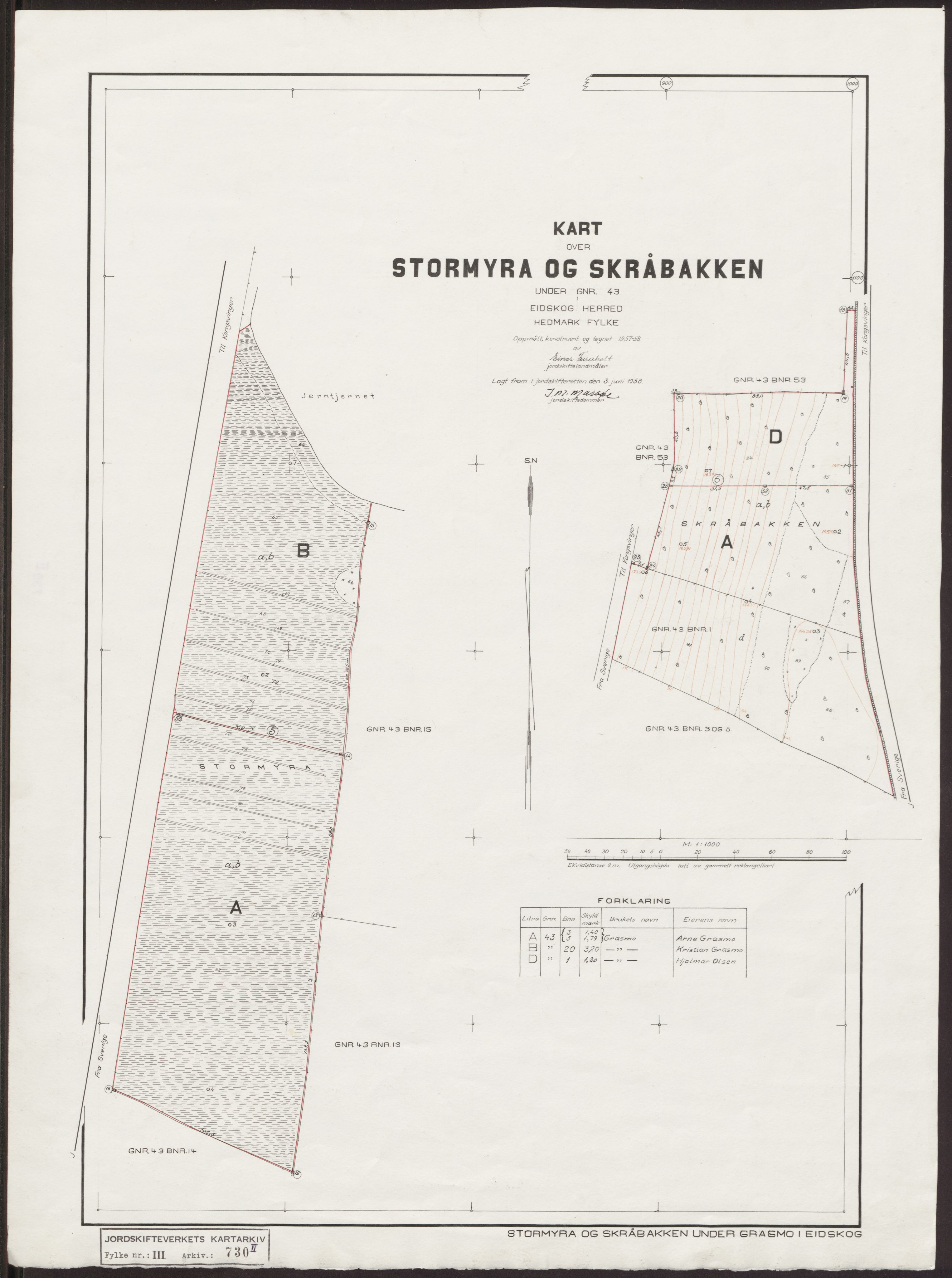 Jordskifteverkets kartarkiv, RA/S-3929/T, 1859-1988, p. 1104