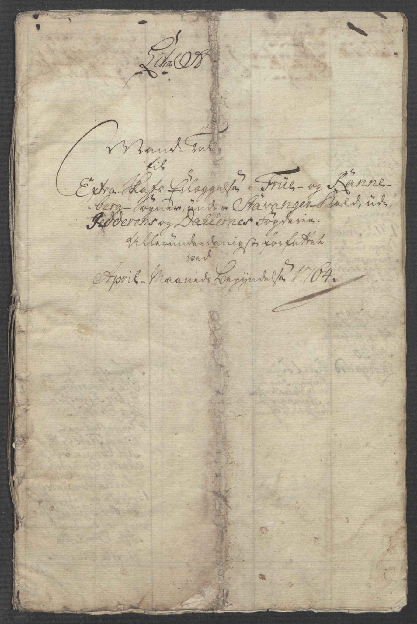 Rentekammeret inntil 1814, Reviderte regnskaper, Fogderegnskap, RA/EA-4092/R46/L2835: Ekstraskatten Jæren og Dalane, 1762-1764, p. 155