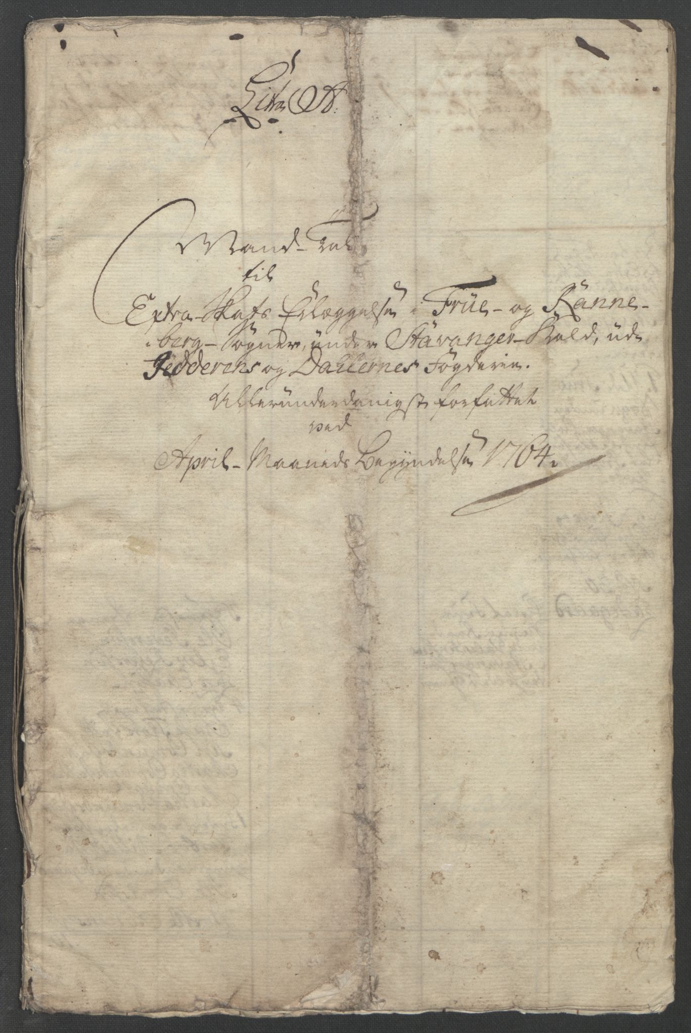 Rentekammeret inntil 1814, Reviderte regnskaper, Fogderegnskap, AV/RA-EA-4092/R46/L2835: Ekstraskatten Jæren og Dalane, 1762-1764, p. 155