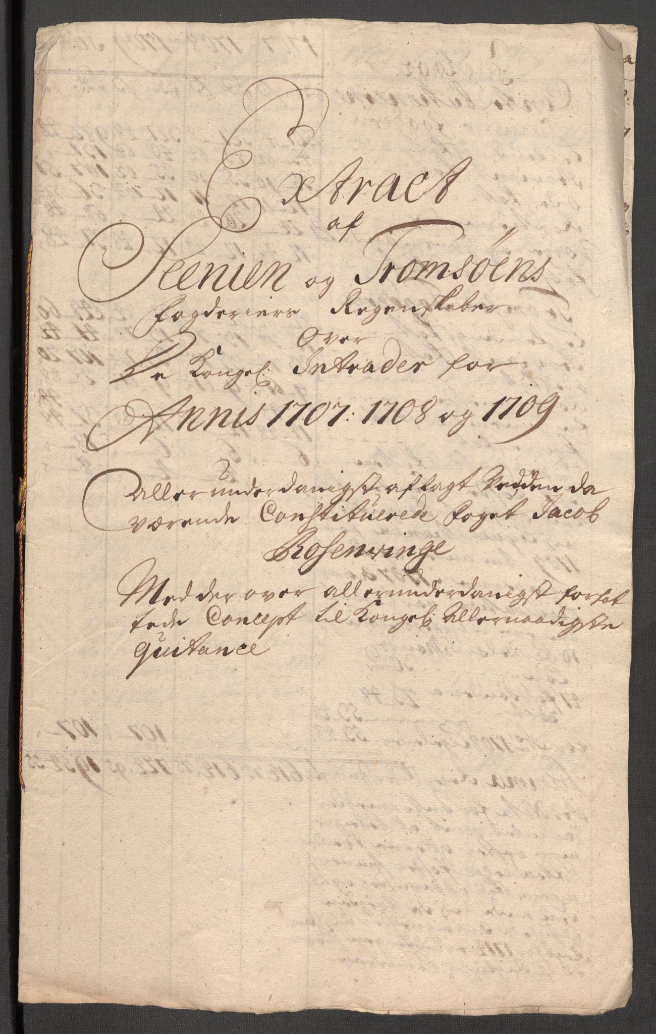 Rentekammeret inntil 1814, Reviderte regnskaper, Fogderegnskap, RA/EA-4092/R68/L4757: Fogderegnskap Senja og Troms, 1708-1710, p. 75