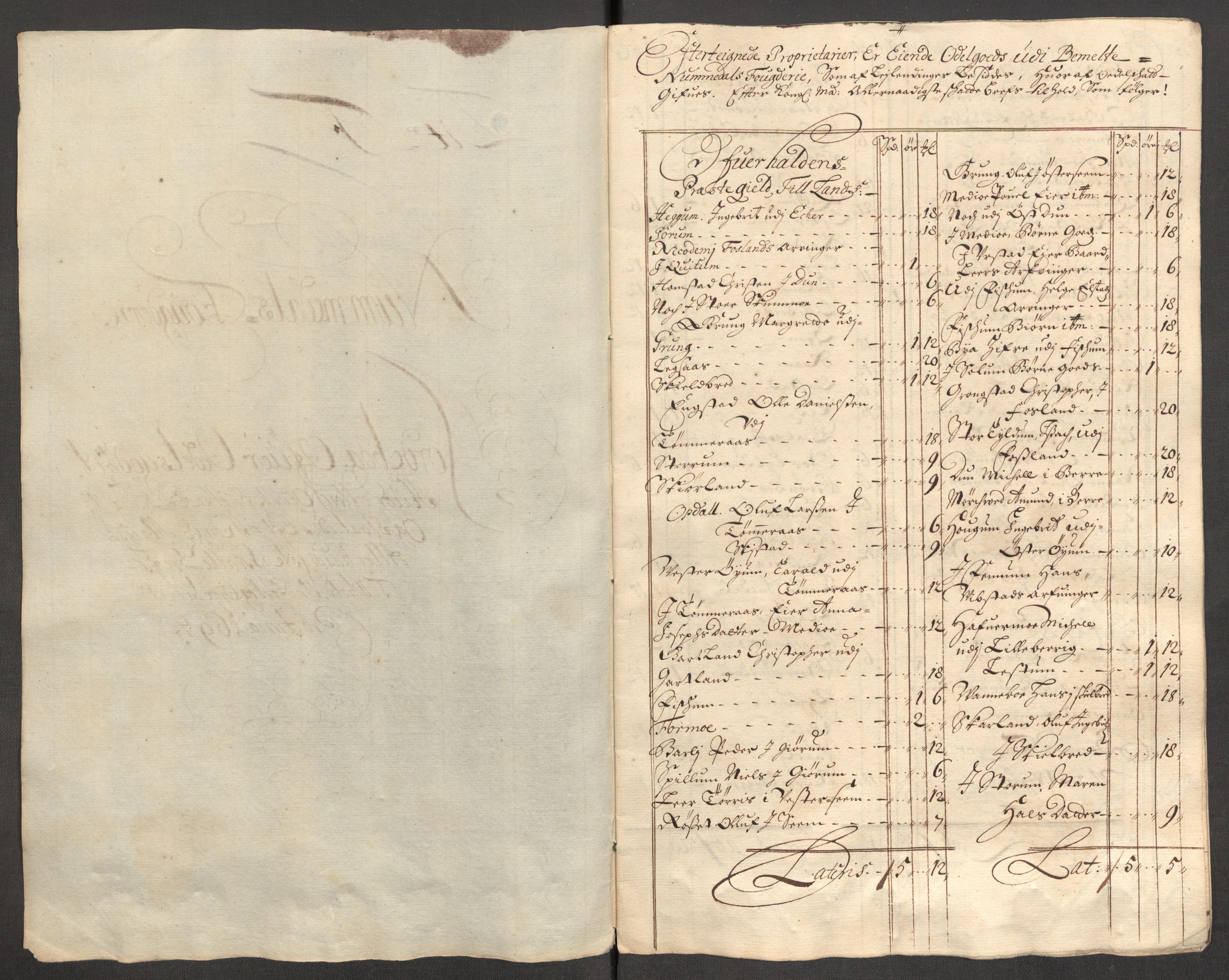 Rentekammeret inntil 1814, Reviderte regnskaper, Fogderegnskap, AV/RA-EA-4092/R64/L4425: Fogderegnskap Namdal, 1696-1698, p. 217