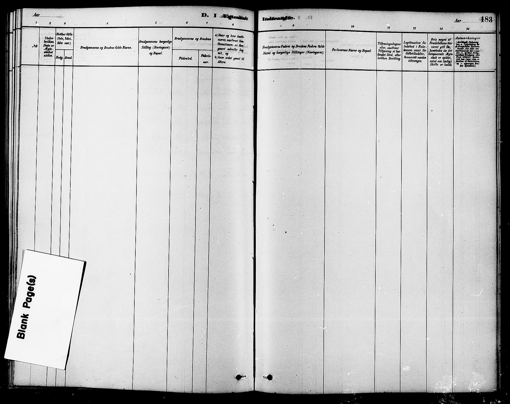 Hole kirkebøker, SAKO/A-228/F/Fa/L0008: Parish register (official) no. I 8, 1878-1891, p. 183
