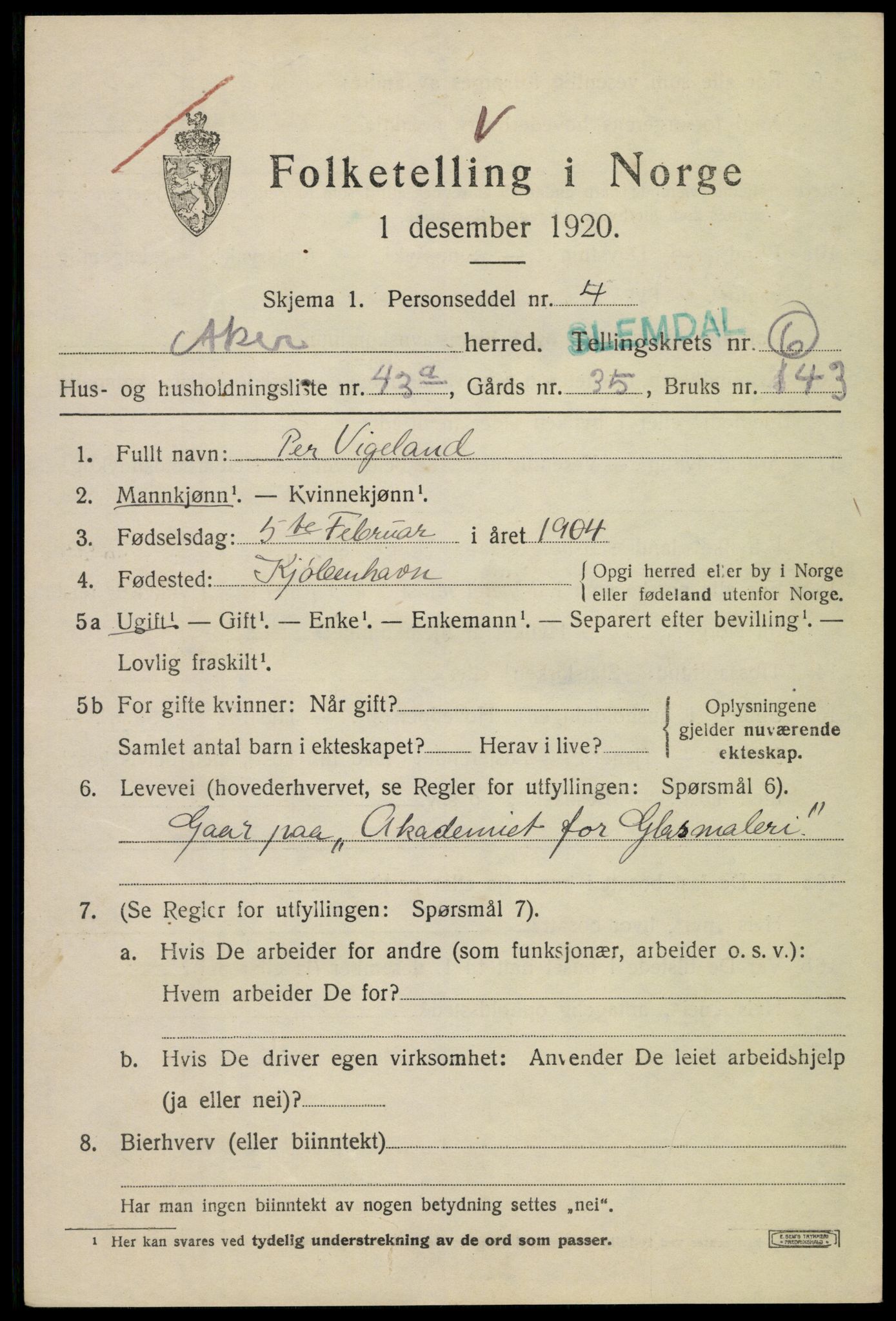 SAO, 1920 census for Aker, 1920, p. 34896