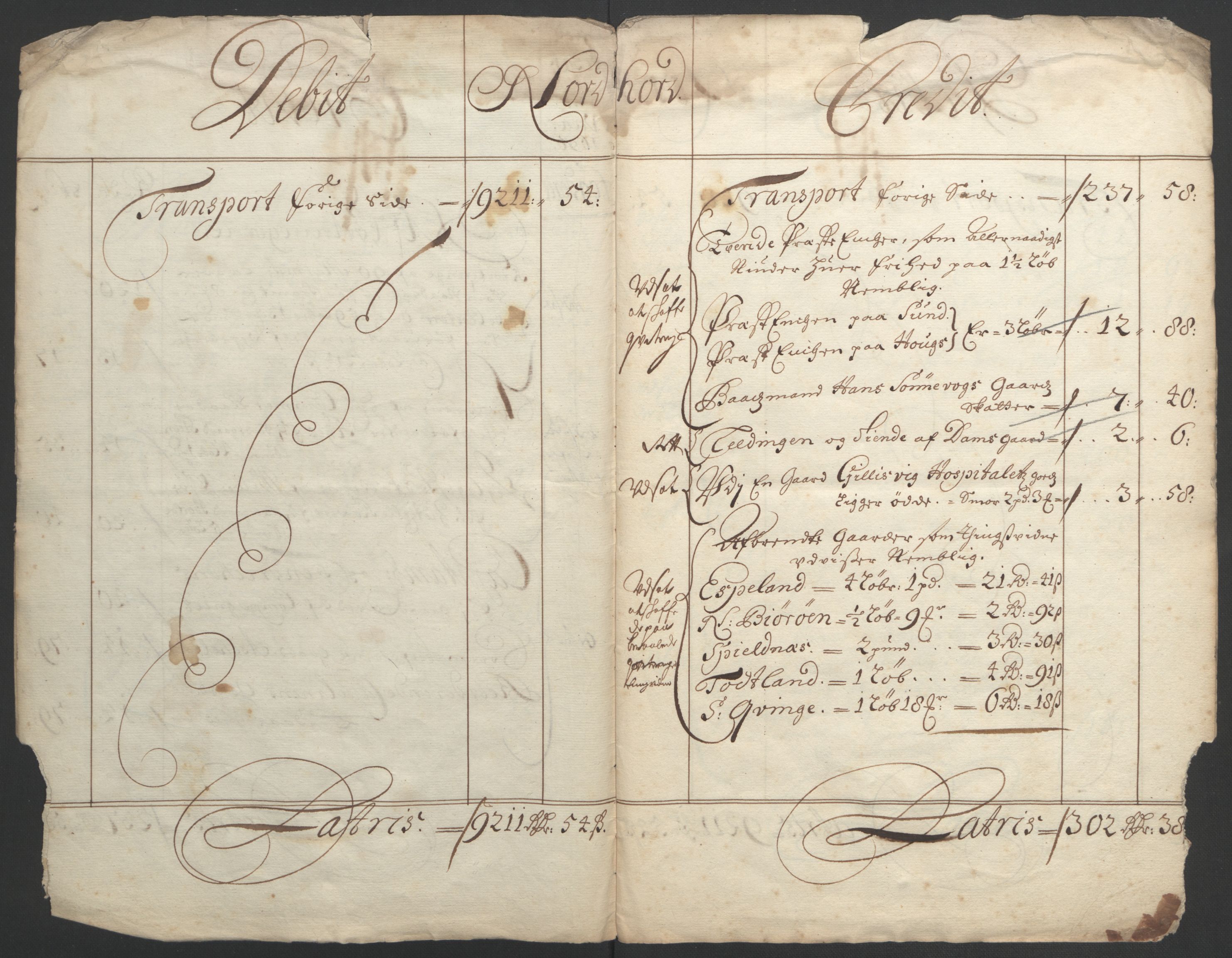 Rentekammeret inntil 1814, Reviderte regnskaper, Fogderegnskap, AV/RA-EA-4092/R51/L3183: Fogderegnskap Nordhordland og Voss, 1695-1697, p. 139