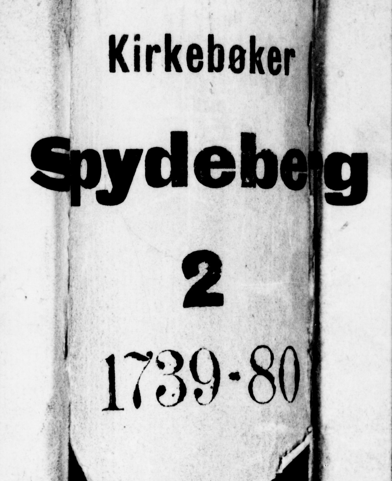 Spydeberg prestekontor Kirkebøker, AV/SAO-A-10924/F/Fa/L0002: Parish register (official) no. I 2, 1739-1780